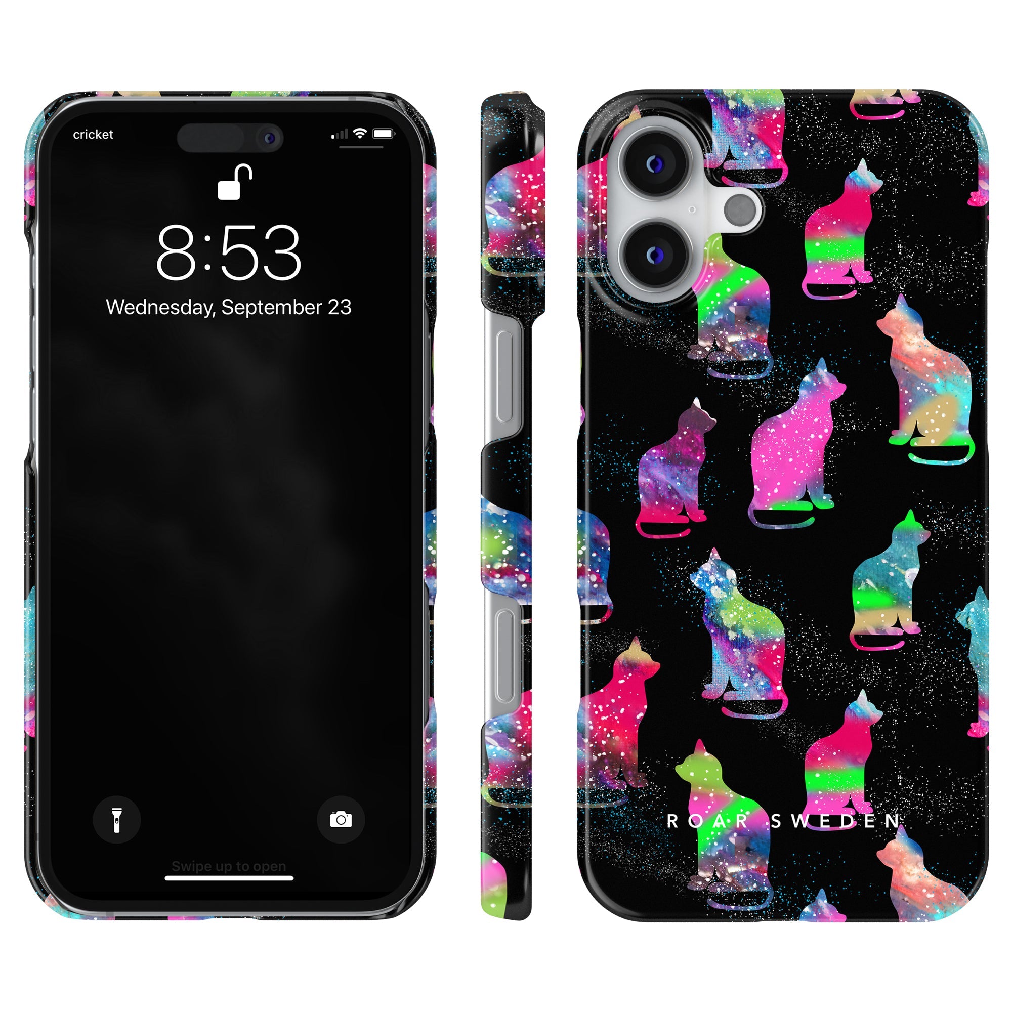 Slim mobilskal – Galaxy Cat
