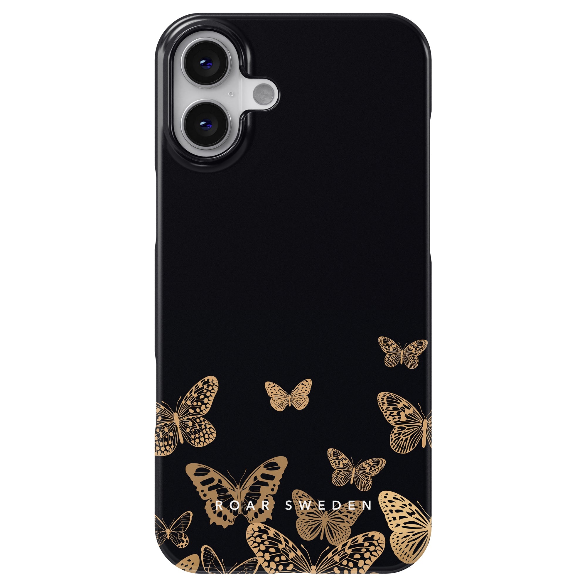 Slim mobilskal – Golden Butterflies