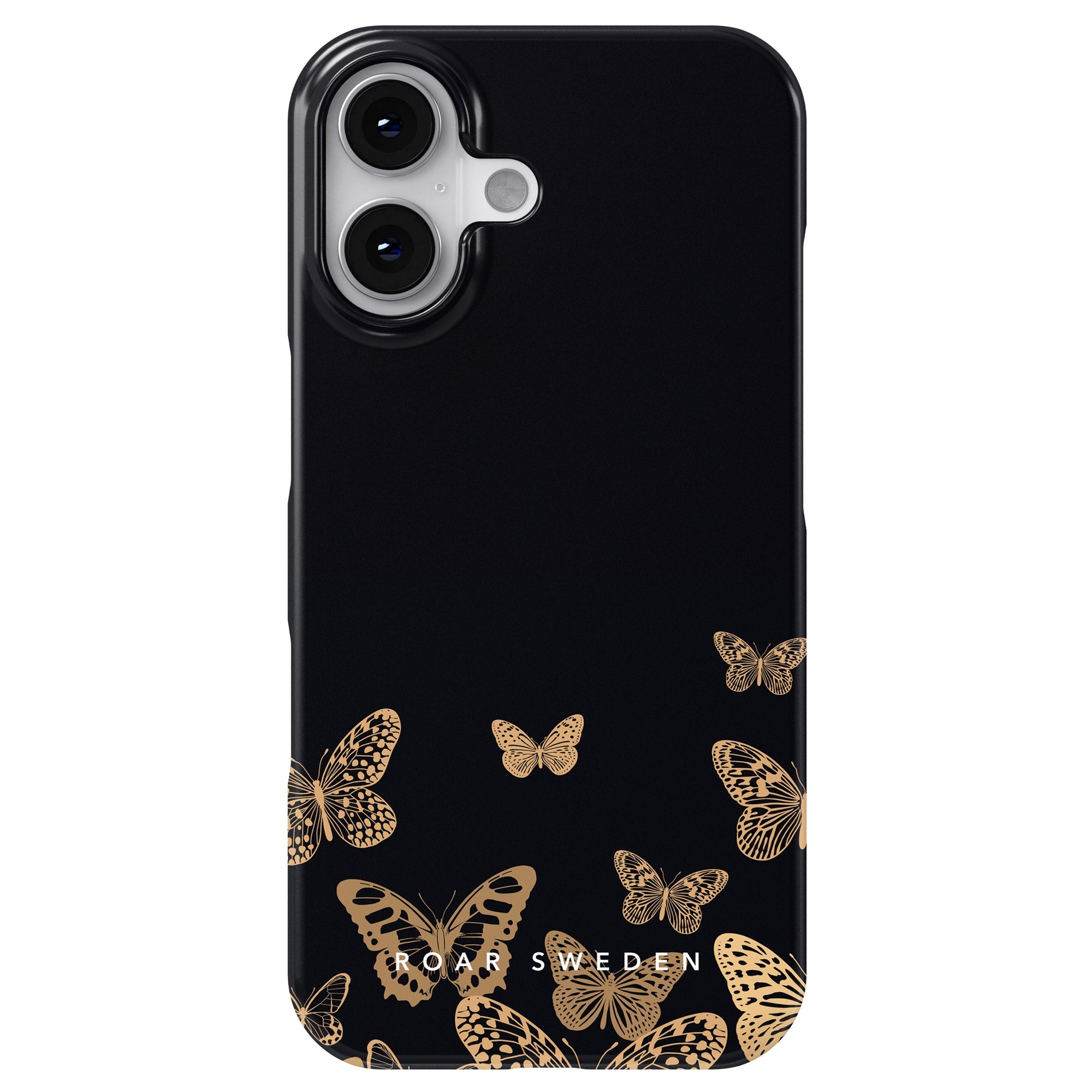 Slim mobilskal – Golden Butterflies