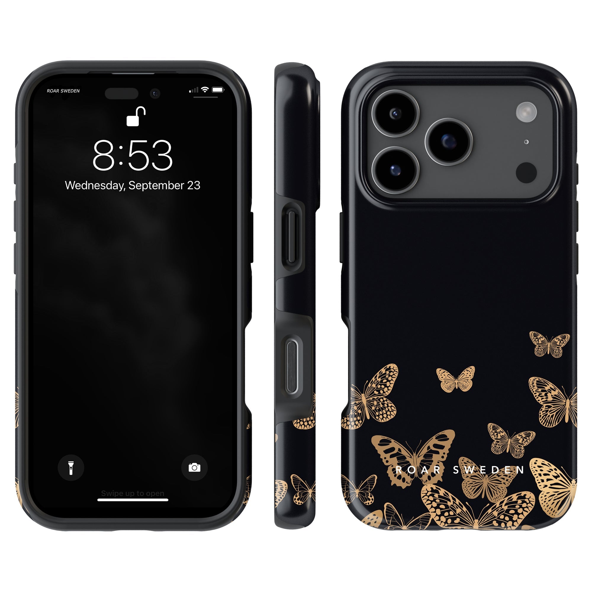 MagSafe mobilskal – Golden Butterflies
