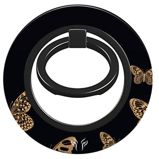 Golden Butterflies - Magnetring – magnetring för mobil