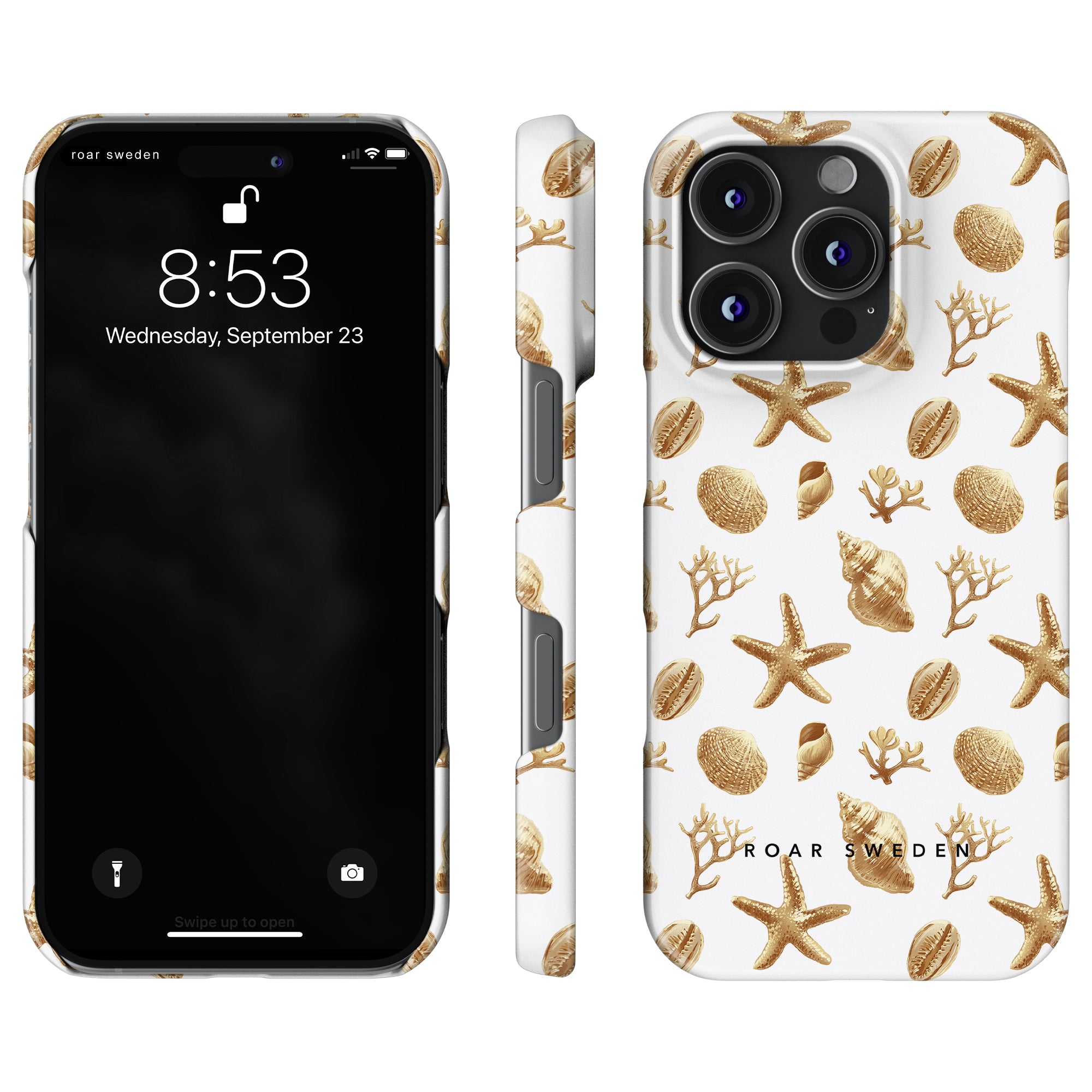 Golden Shells - Slim case - Roar Sweden