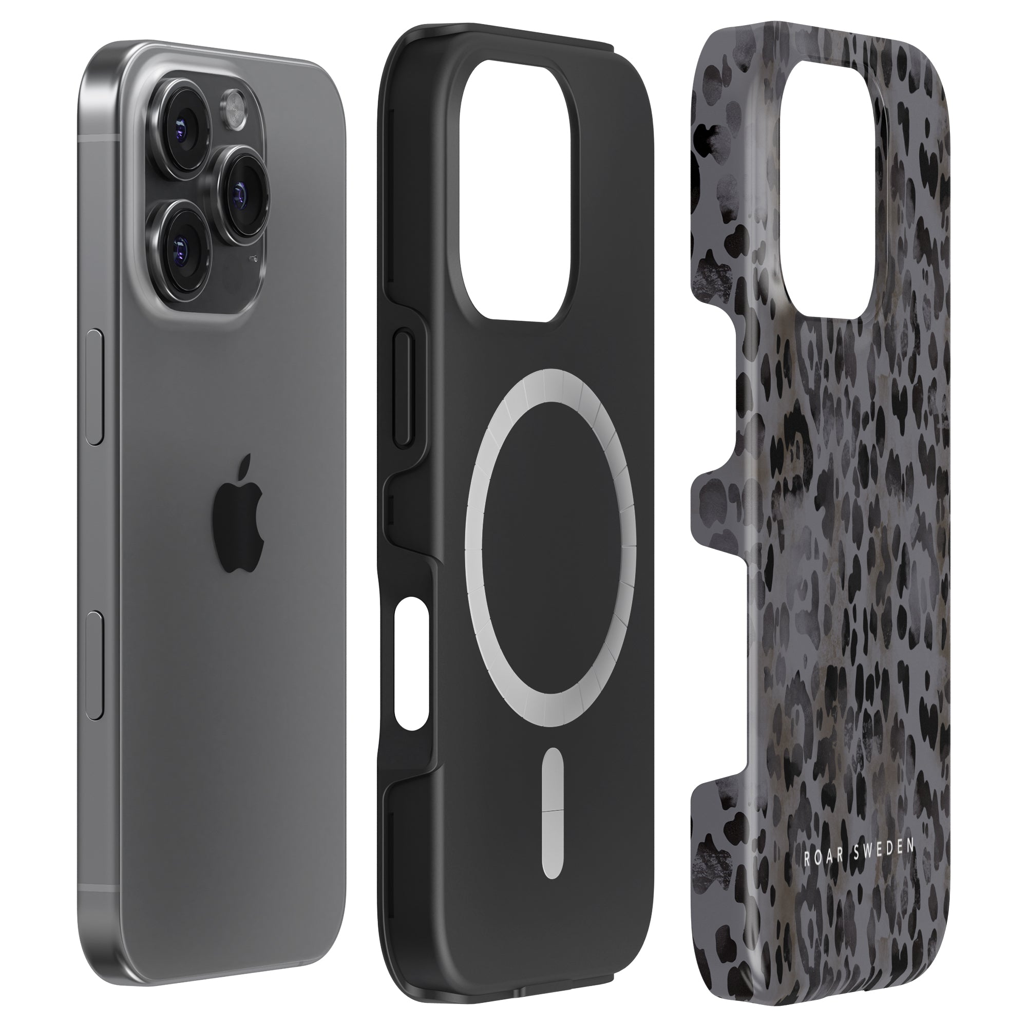 Leopard MagSafe mobilskal – Granite Leopard