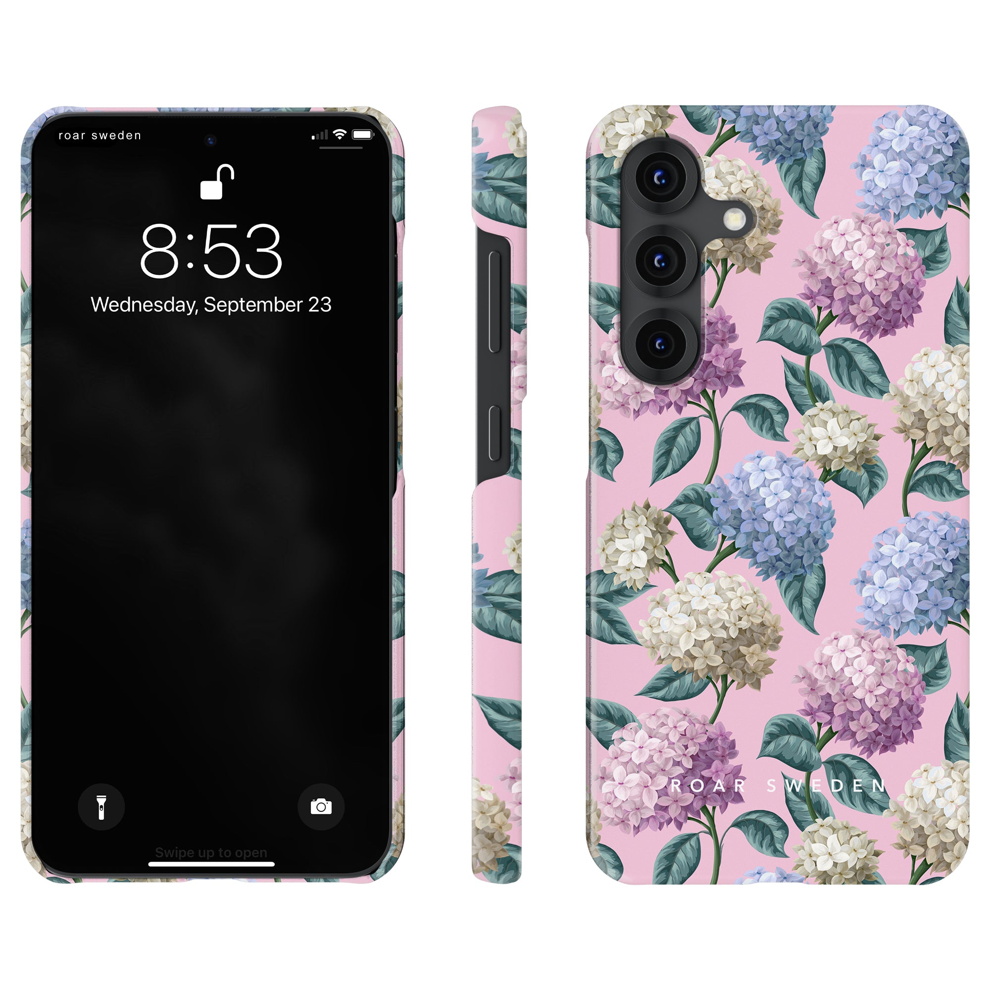 Slim mobilskal – Hydrangea