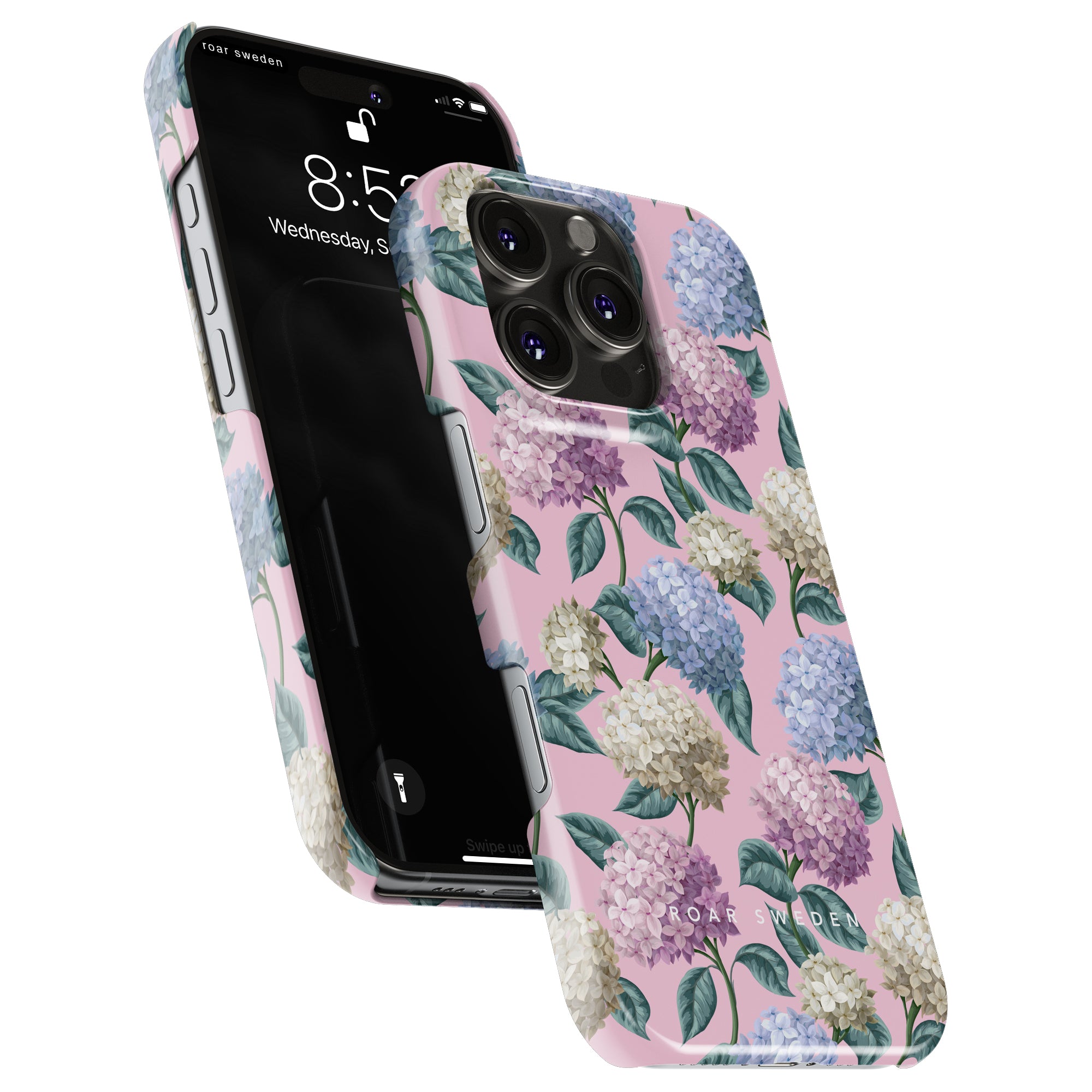 Slim mobilskal – Hydrangea