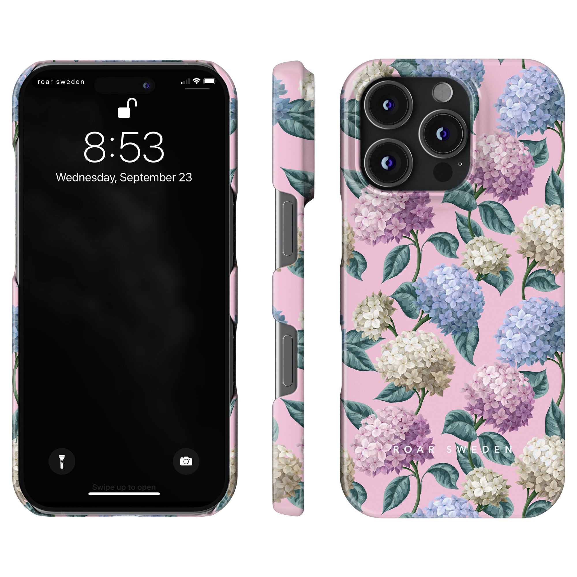 Slim mobilskal – Hydrangea