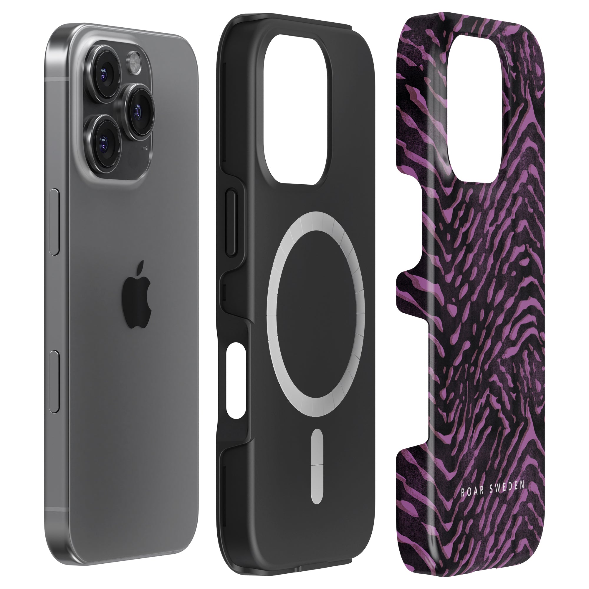 MagSafe mobilskal – Indigo Stripes