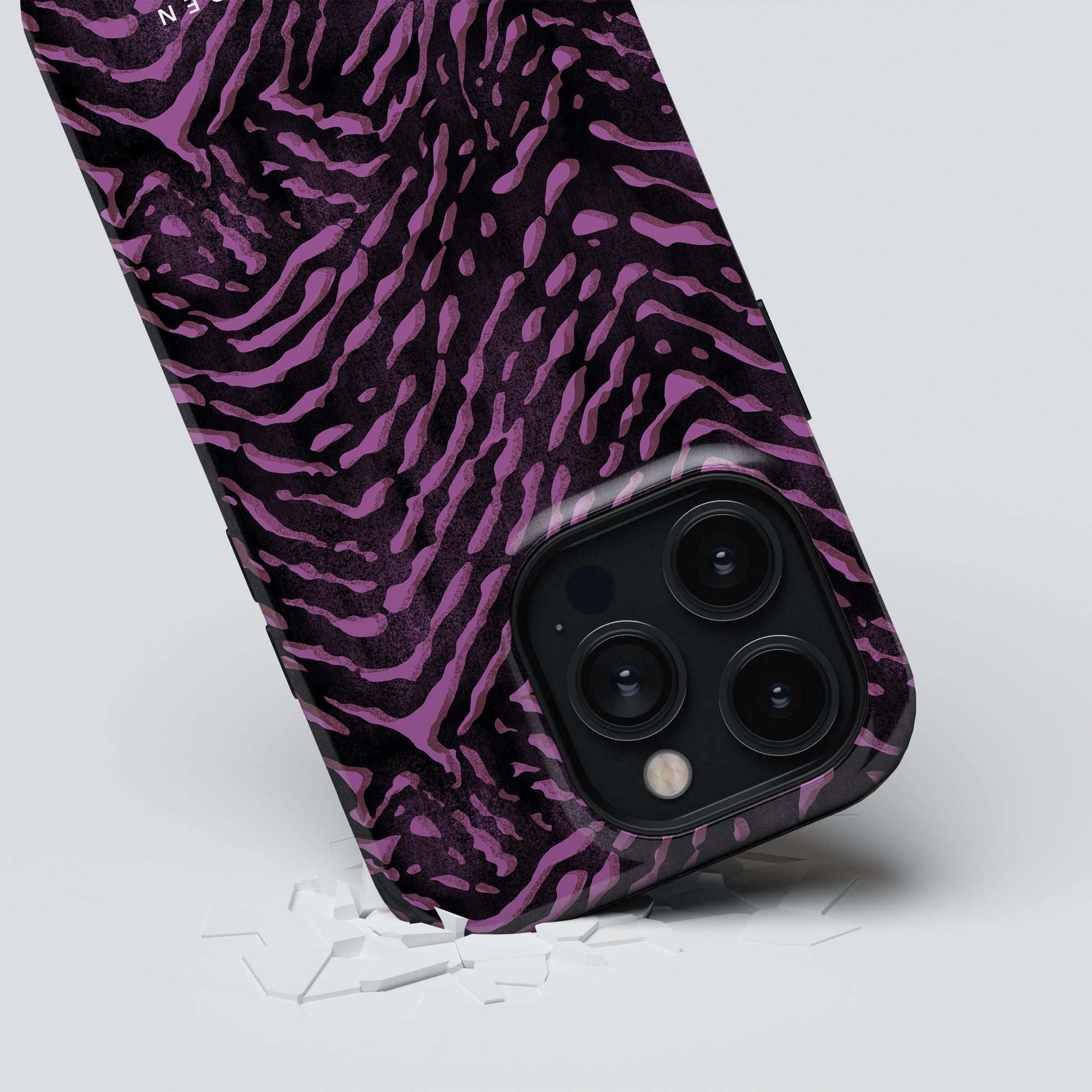 MagSafe mobilskal – Indigo Stripes