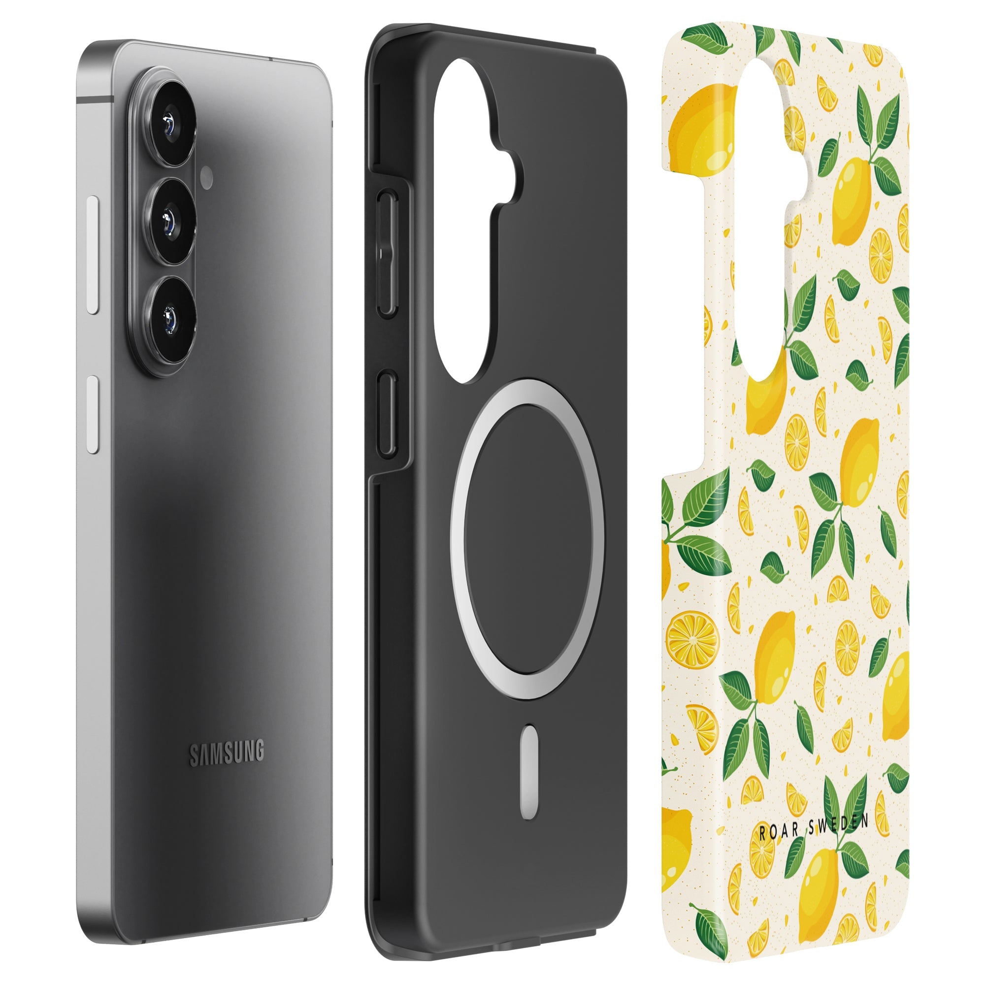 Juicy Lemon - Magnetic Tough Phone Case - Roar Sweden