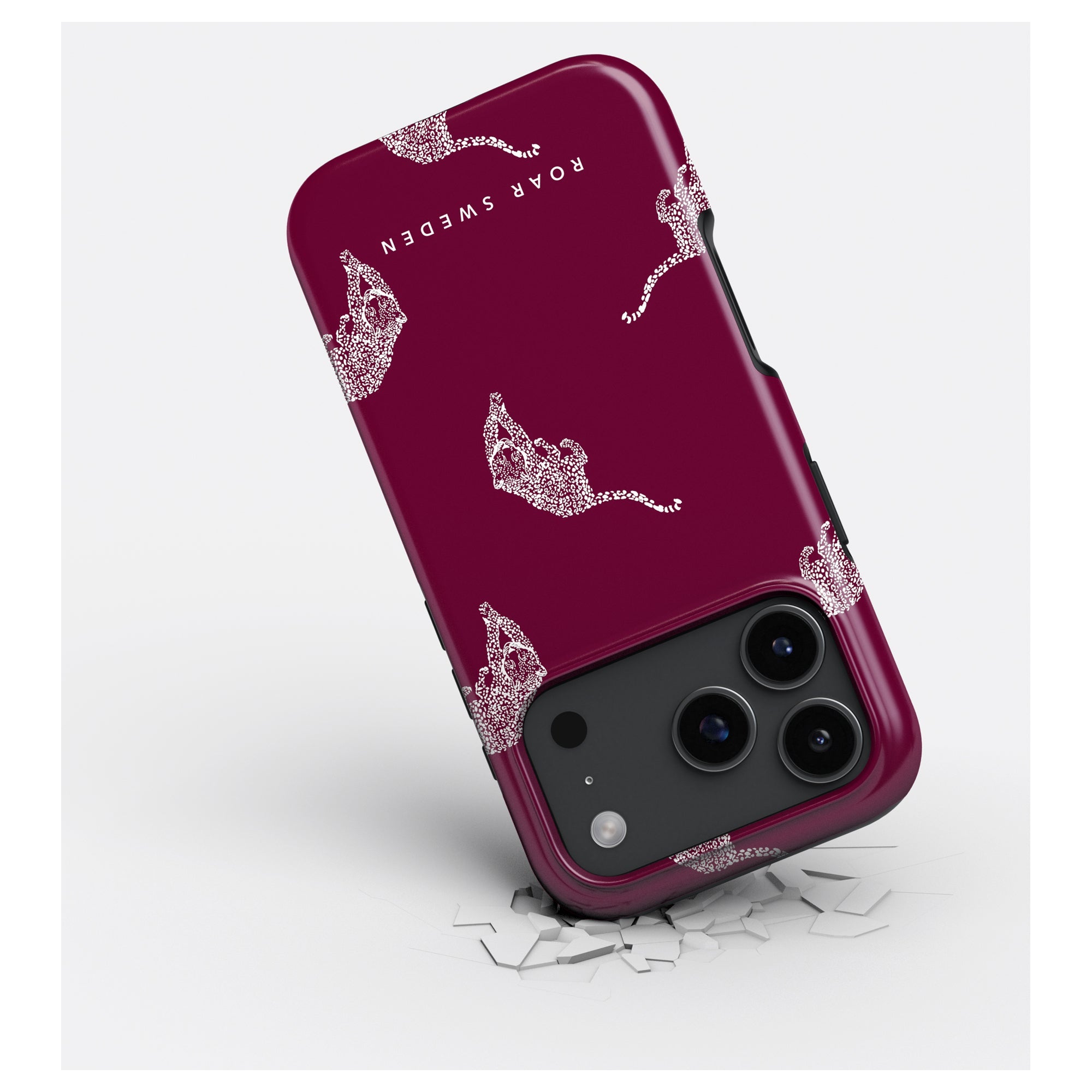Kitty MagSafe mobilskal – Kitty Burgundy