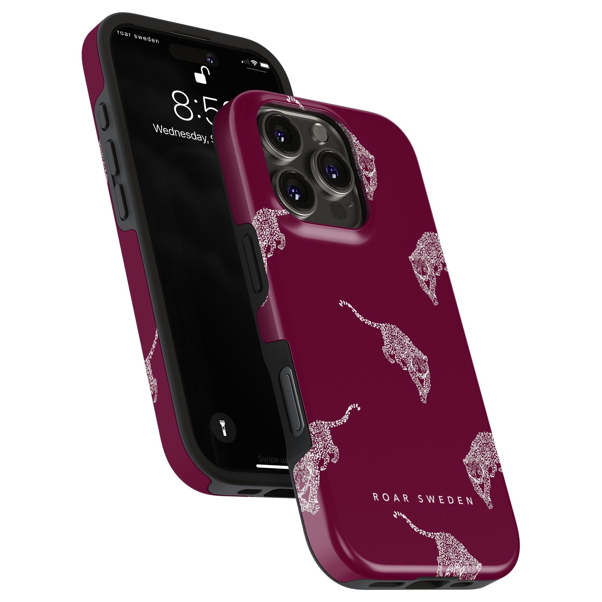Tough mobilskal - Kitty Burgundy