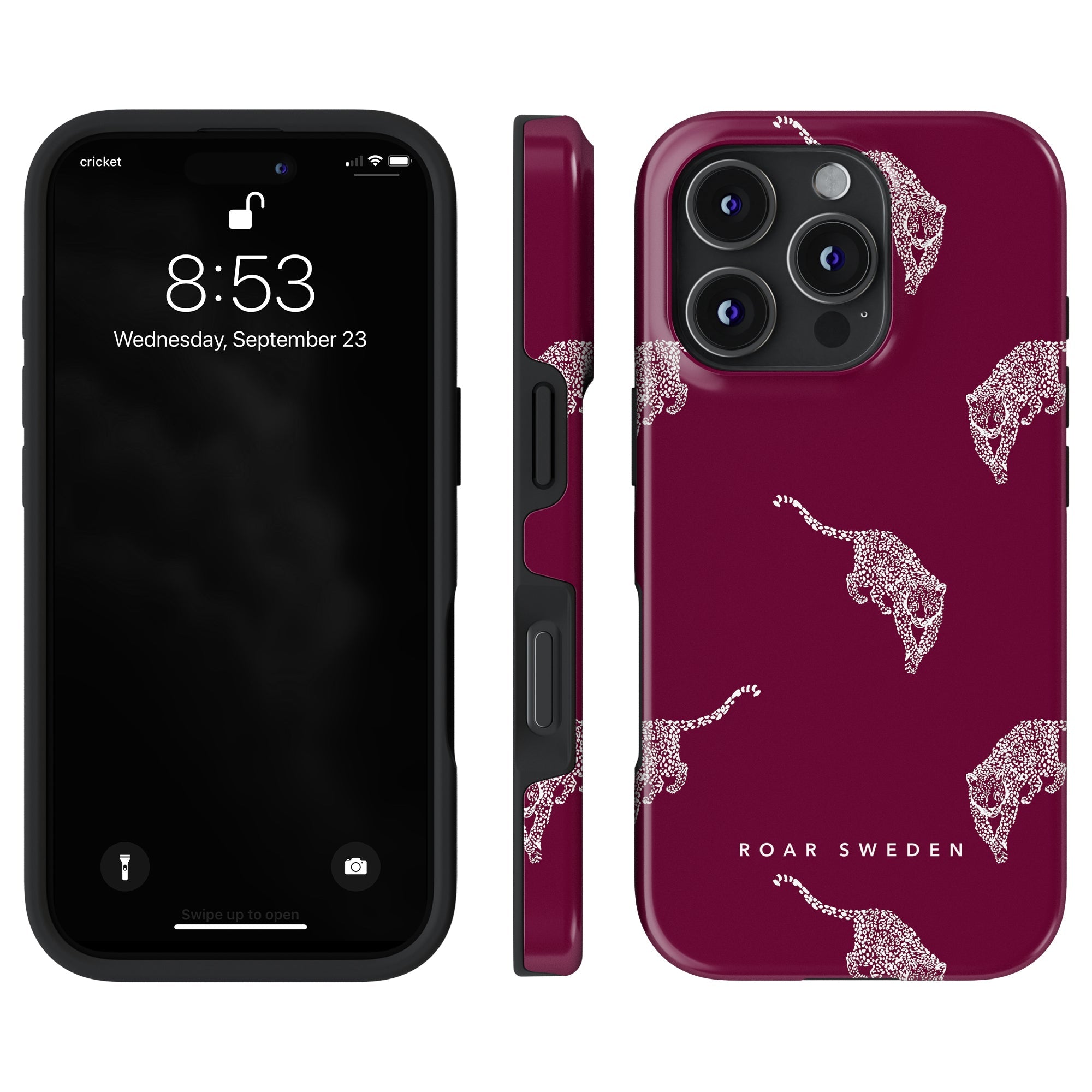 Tough mobilskal - Kitty Burgundy