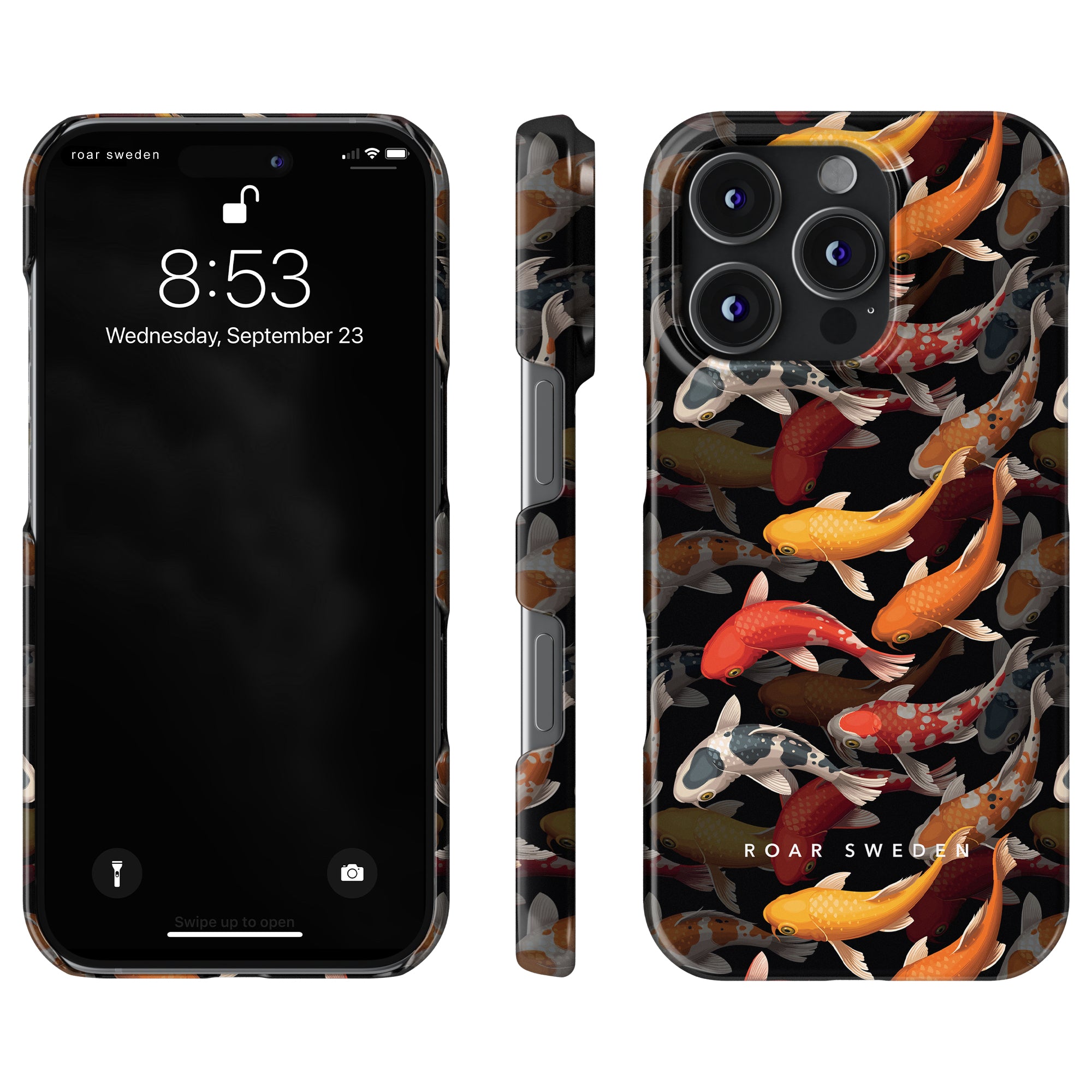 Slim mobilskal – Koi Pond