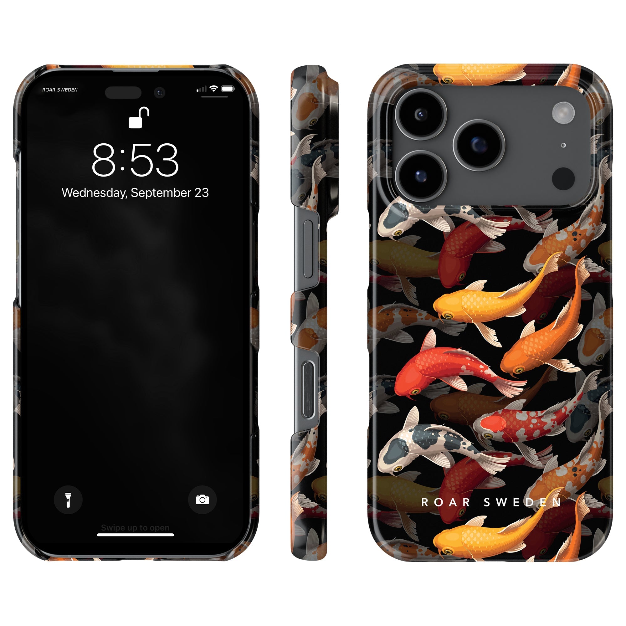 Slim mobilskal – Koi Pond