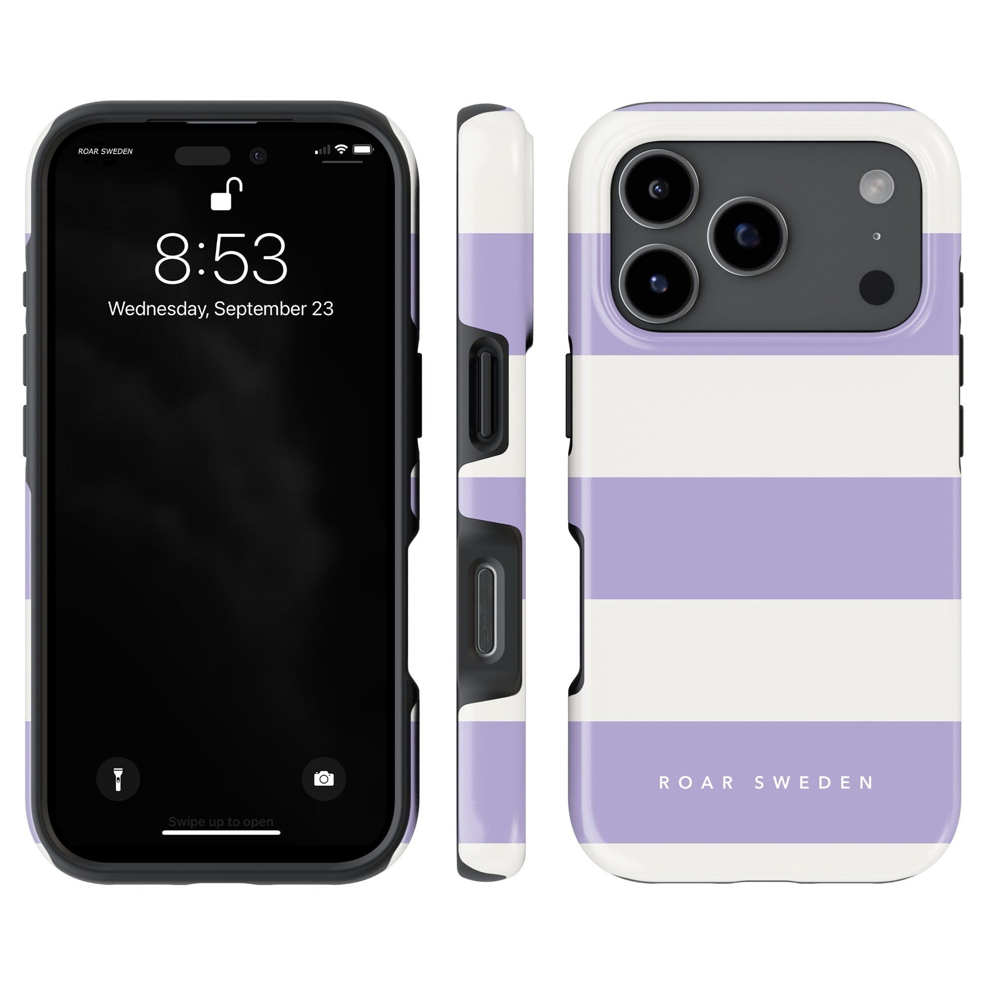 Lavender Stripes - Magsafe Tough Case - Roar Sweden