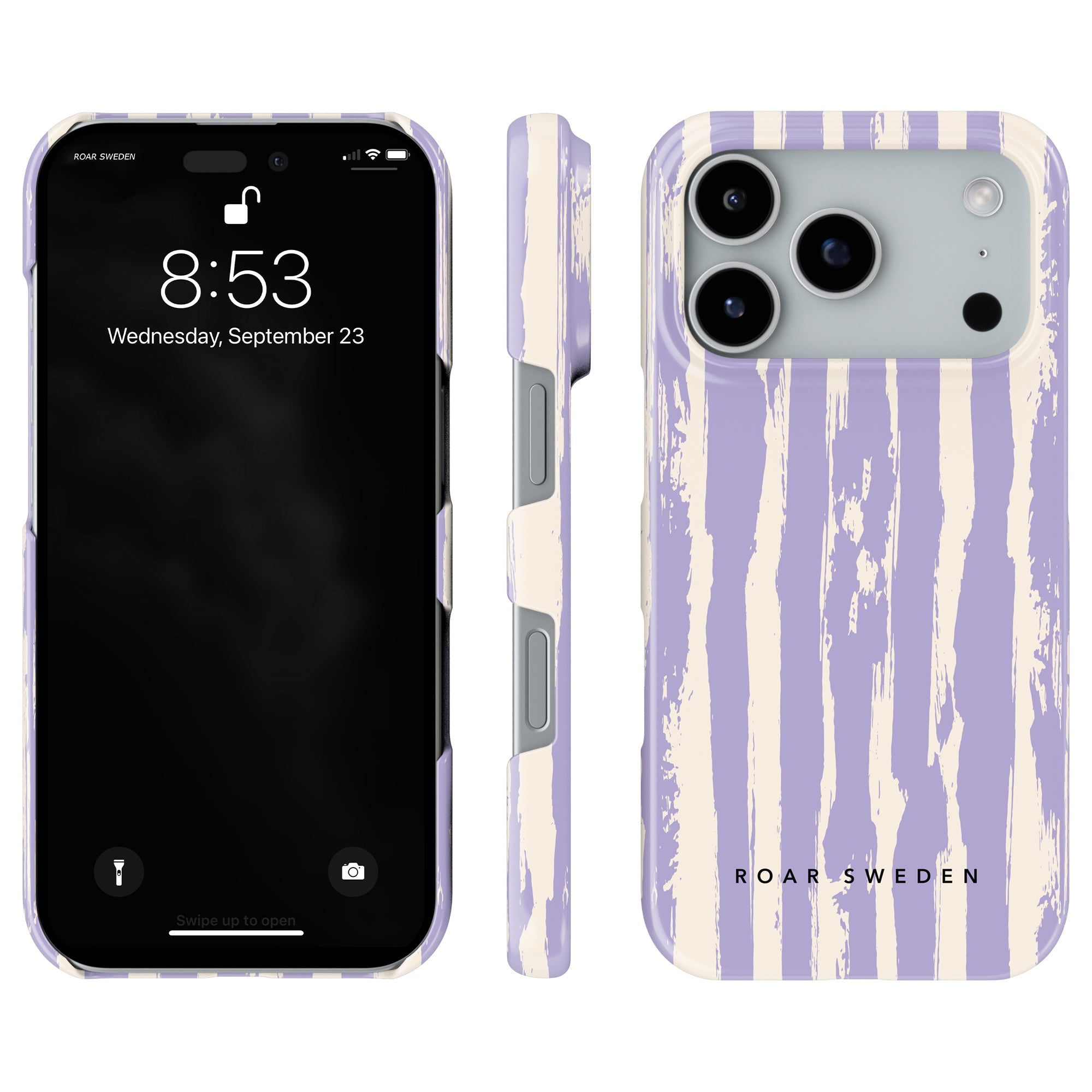 Lavender Strokes - Slim case - Roar Sweden