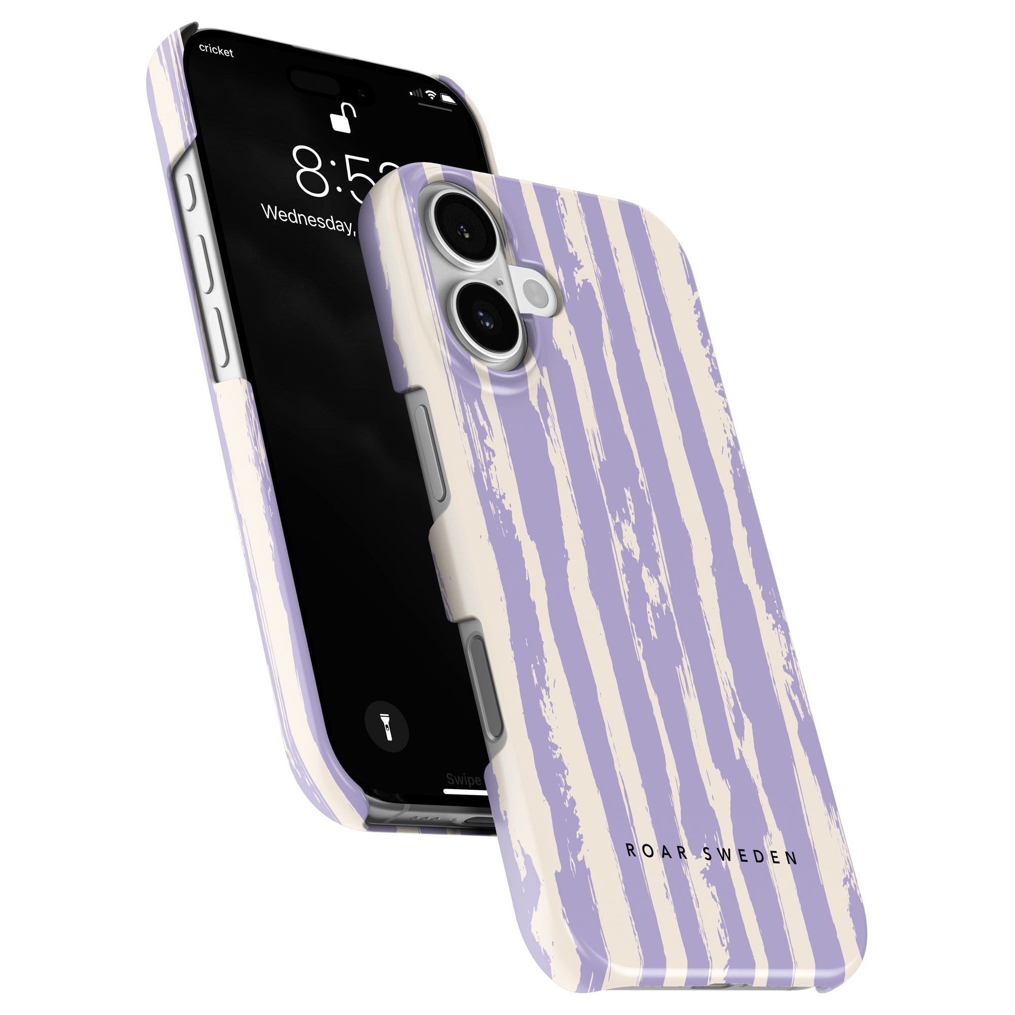 Lavender Strokes - Slim case - Roar Sweden