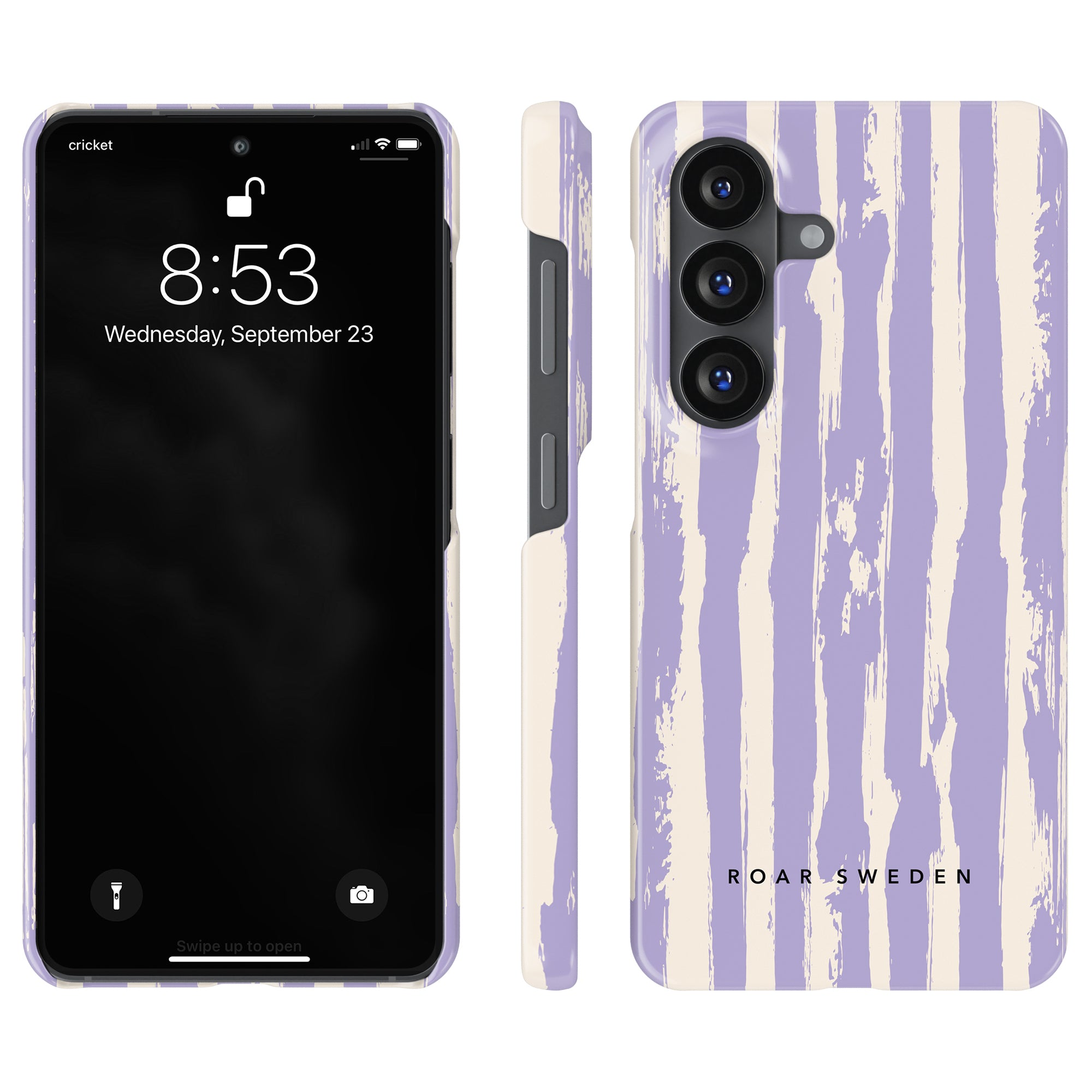 Lavender Strokes - Slim case - Roar Sweden