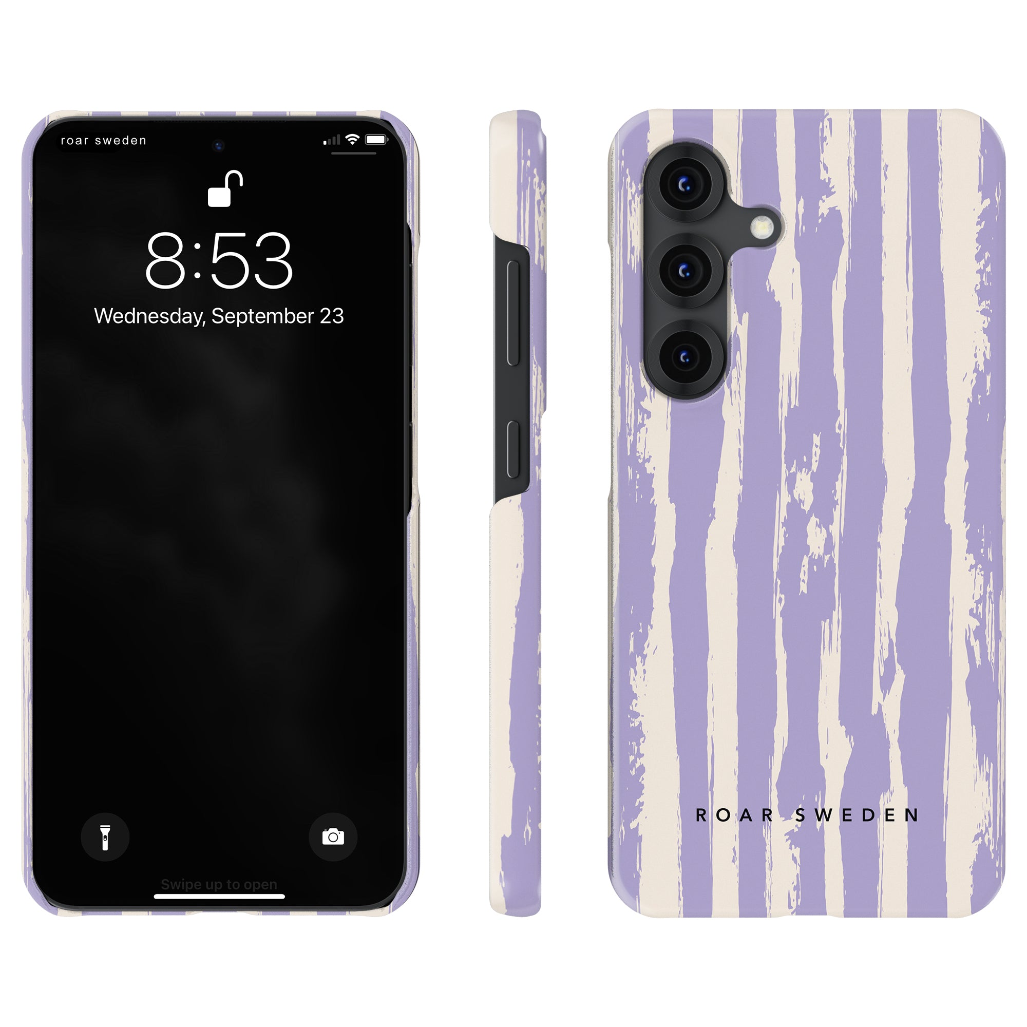 Lavender Strokes - Slim case - Roar Sweden