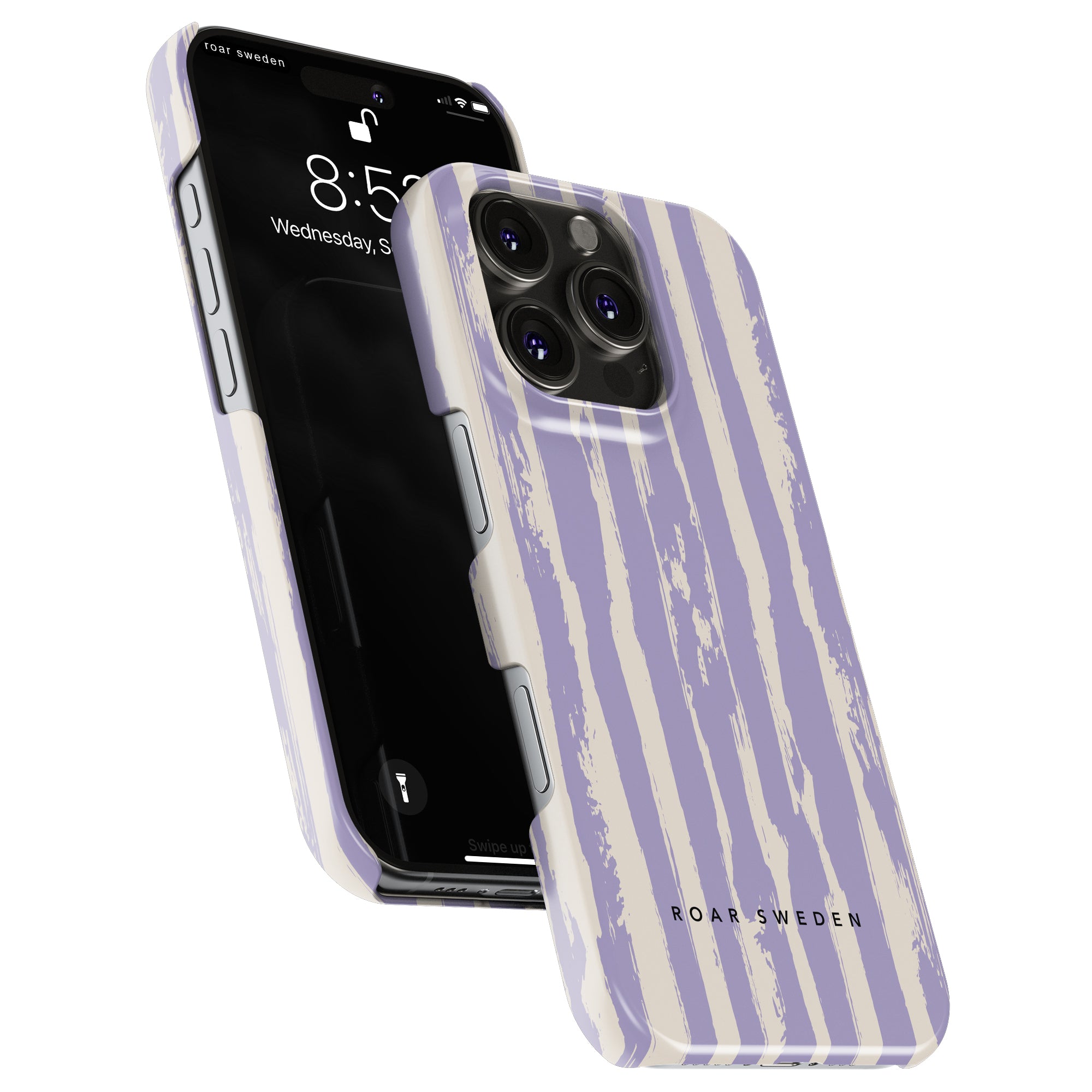 Lavender Strokes - Slim case - Roar Sweden
