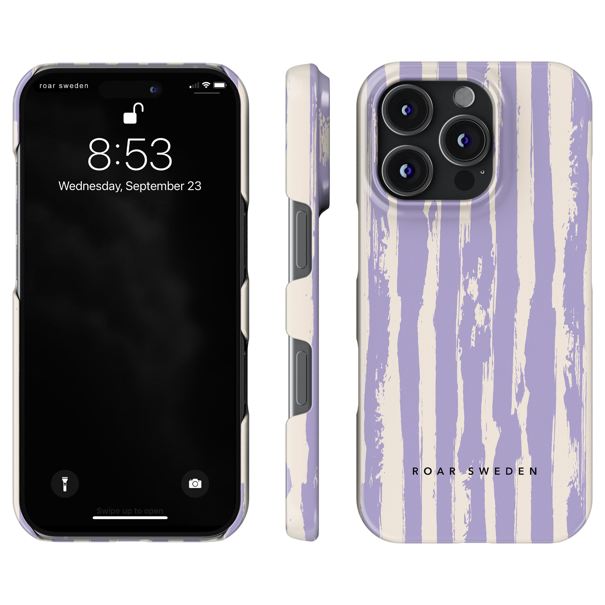 Lavender Strokes - Slim case - Roar Sweden