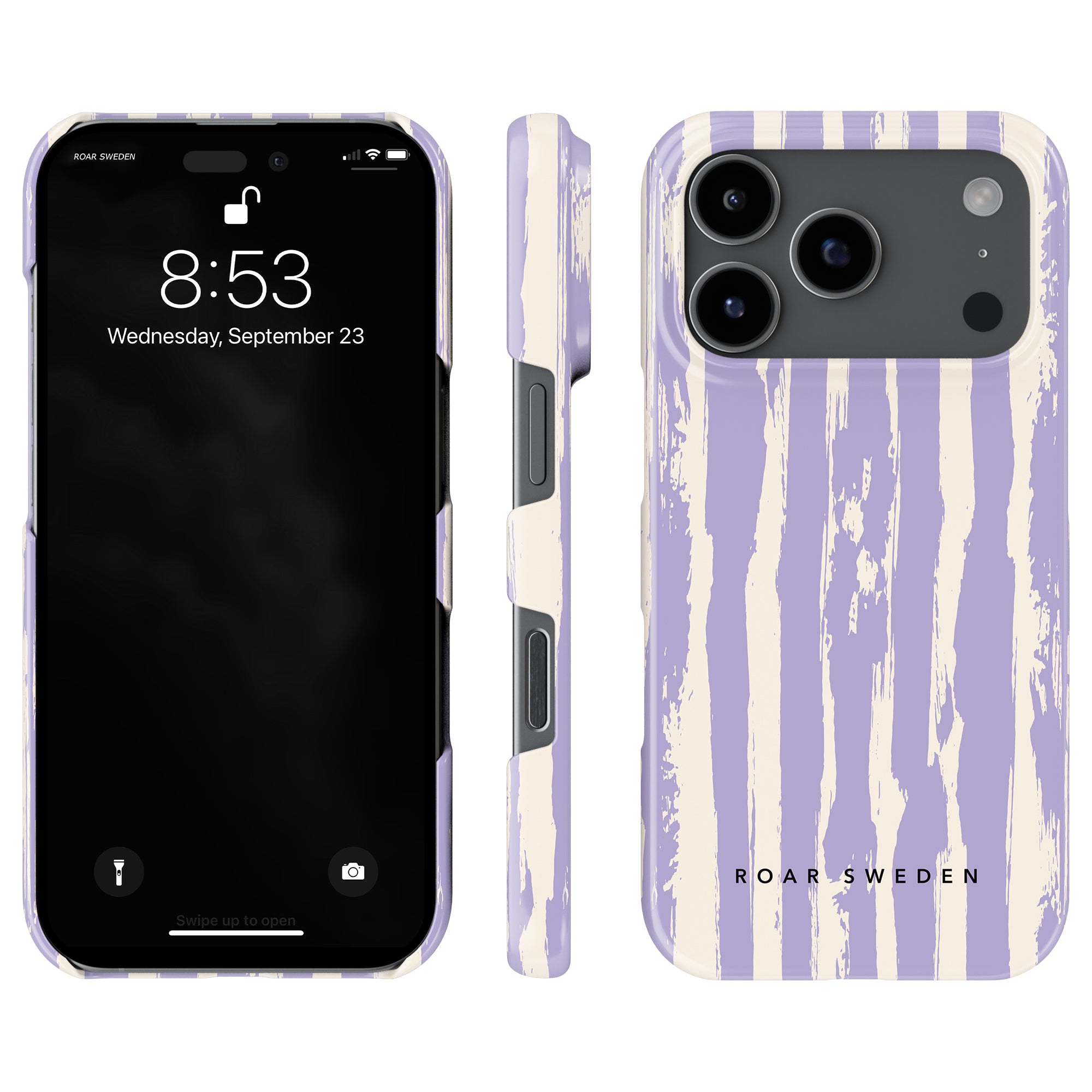 Lavender Strokes - Slim case - Roar Sweden