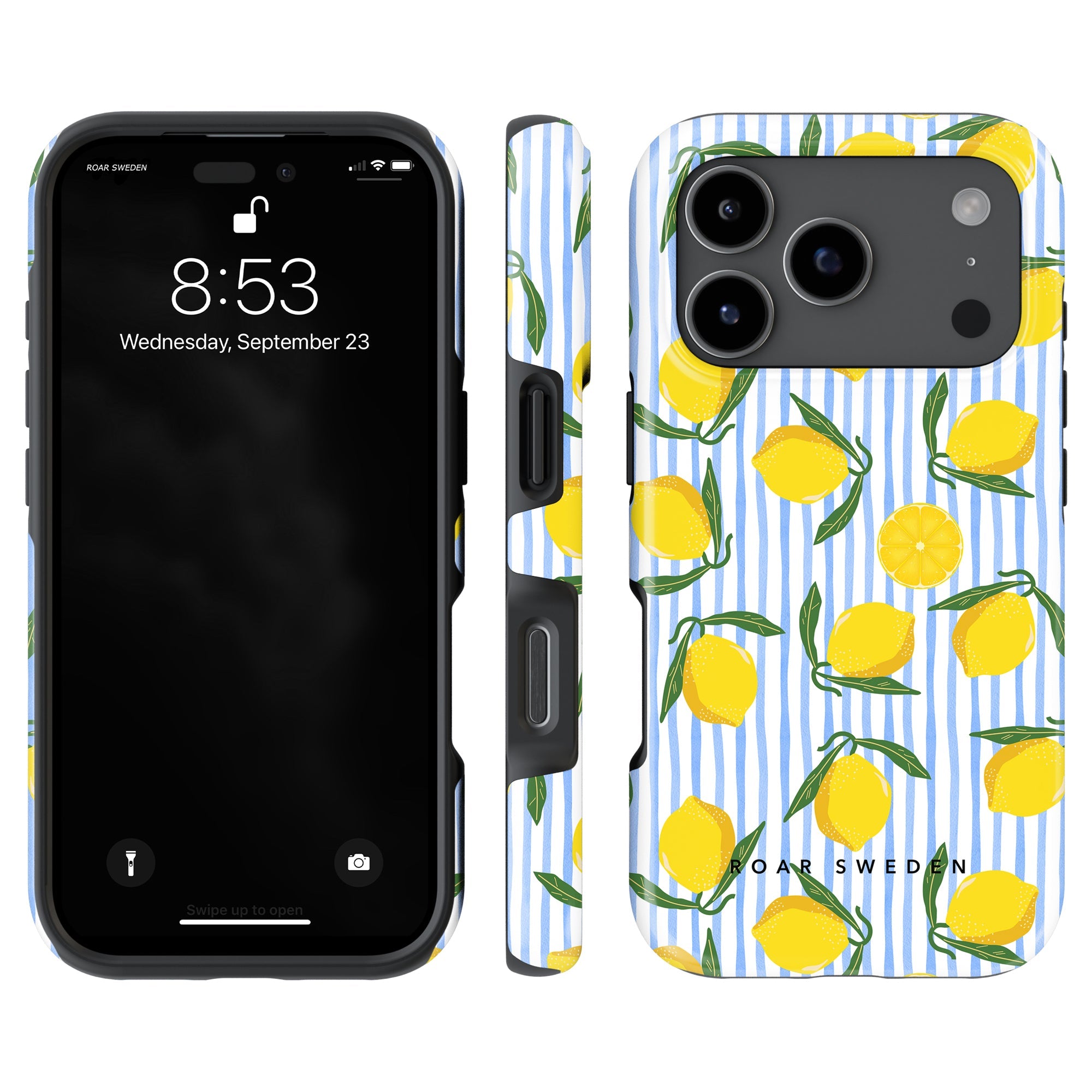 Lemon Stripes - Magsafe Tough Case - Roar Sweden
