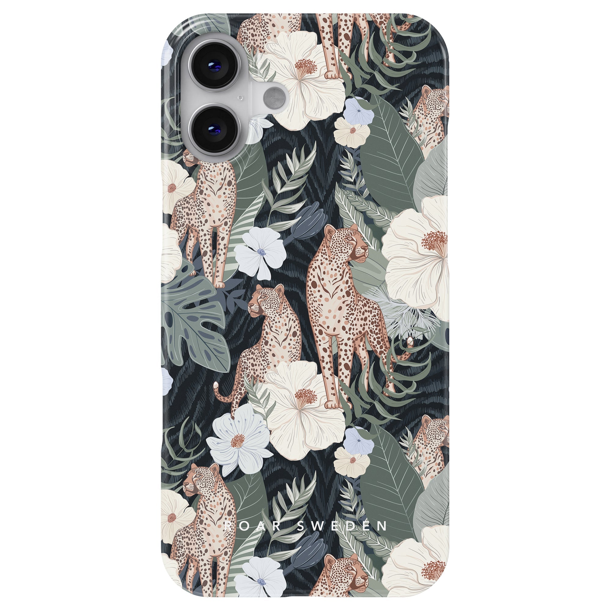 Slim mobilskal – Leopardess
