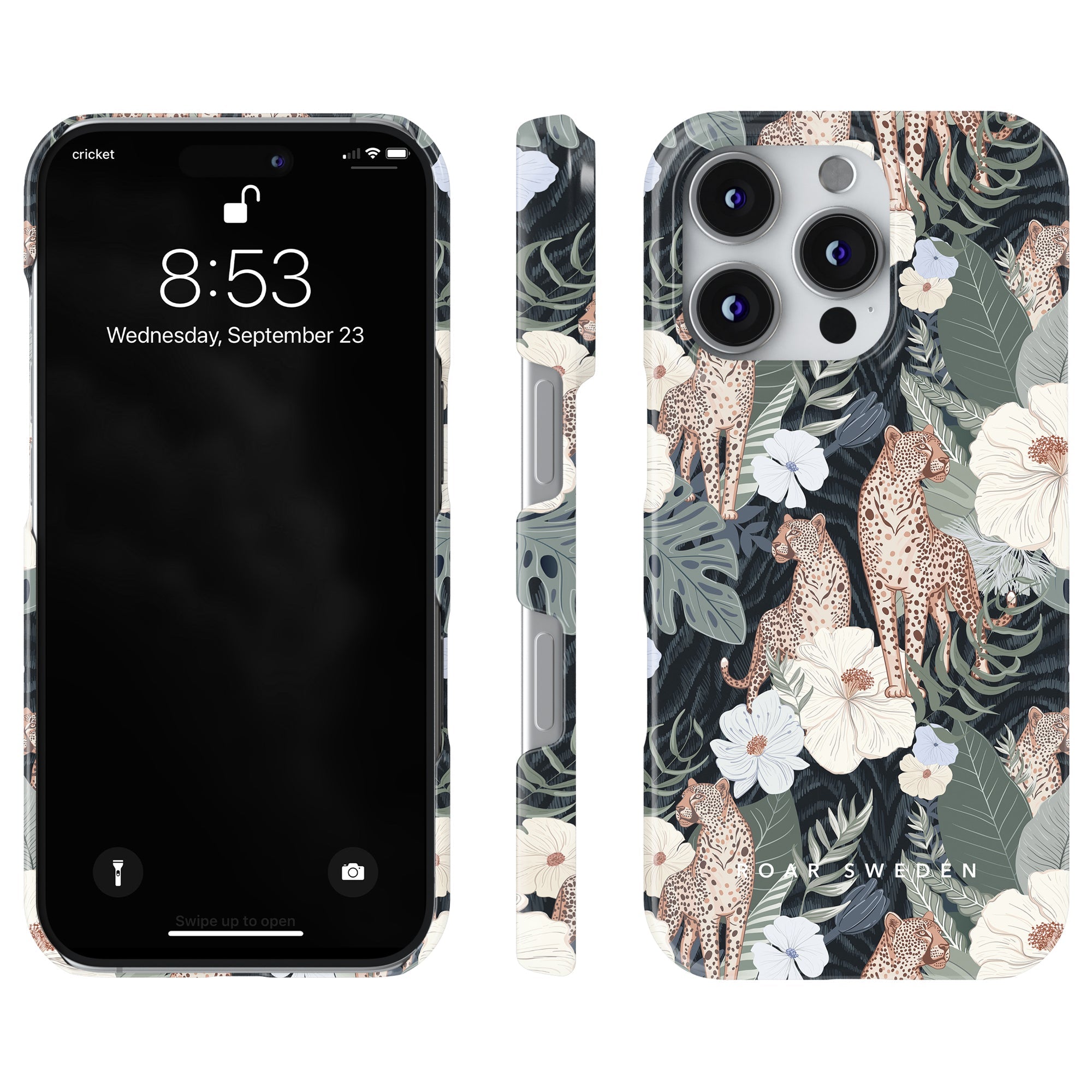 Slim mobilskal – Leopardess