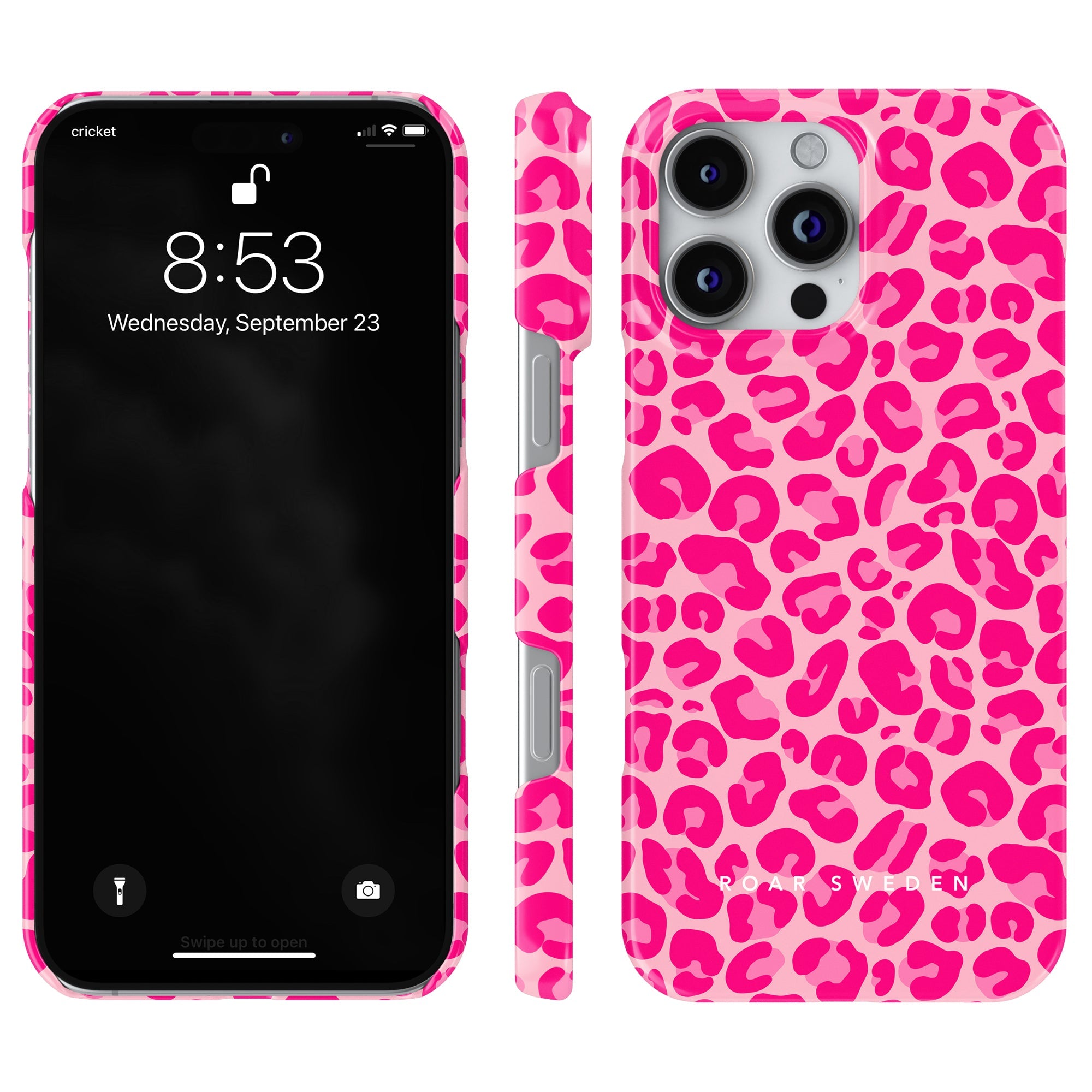 Slim mobilskal – Lipstick Leopard