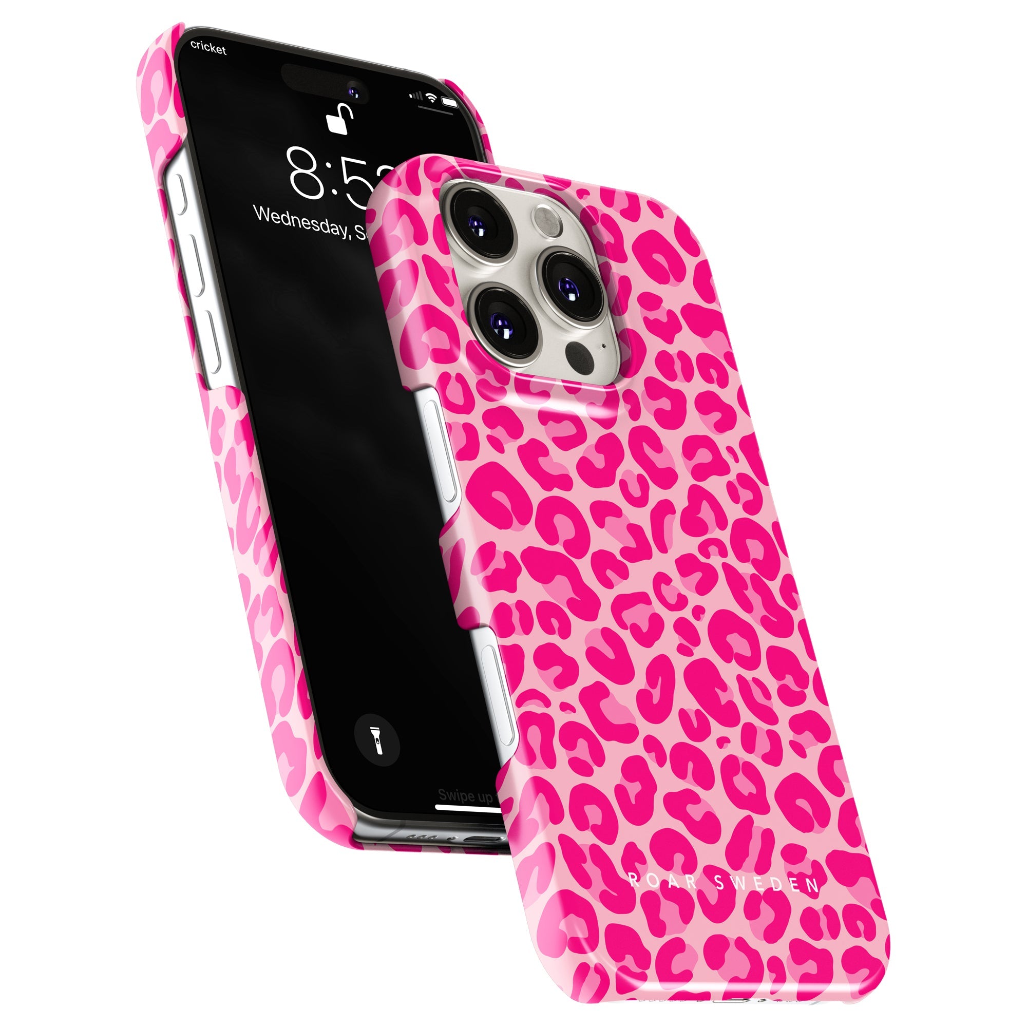 Slim mobilskal – Lipstick Leopard