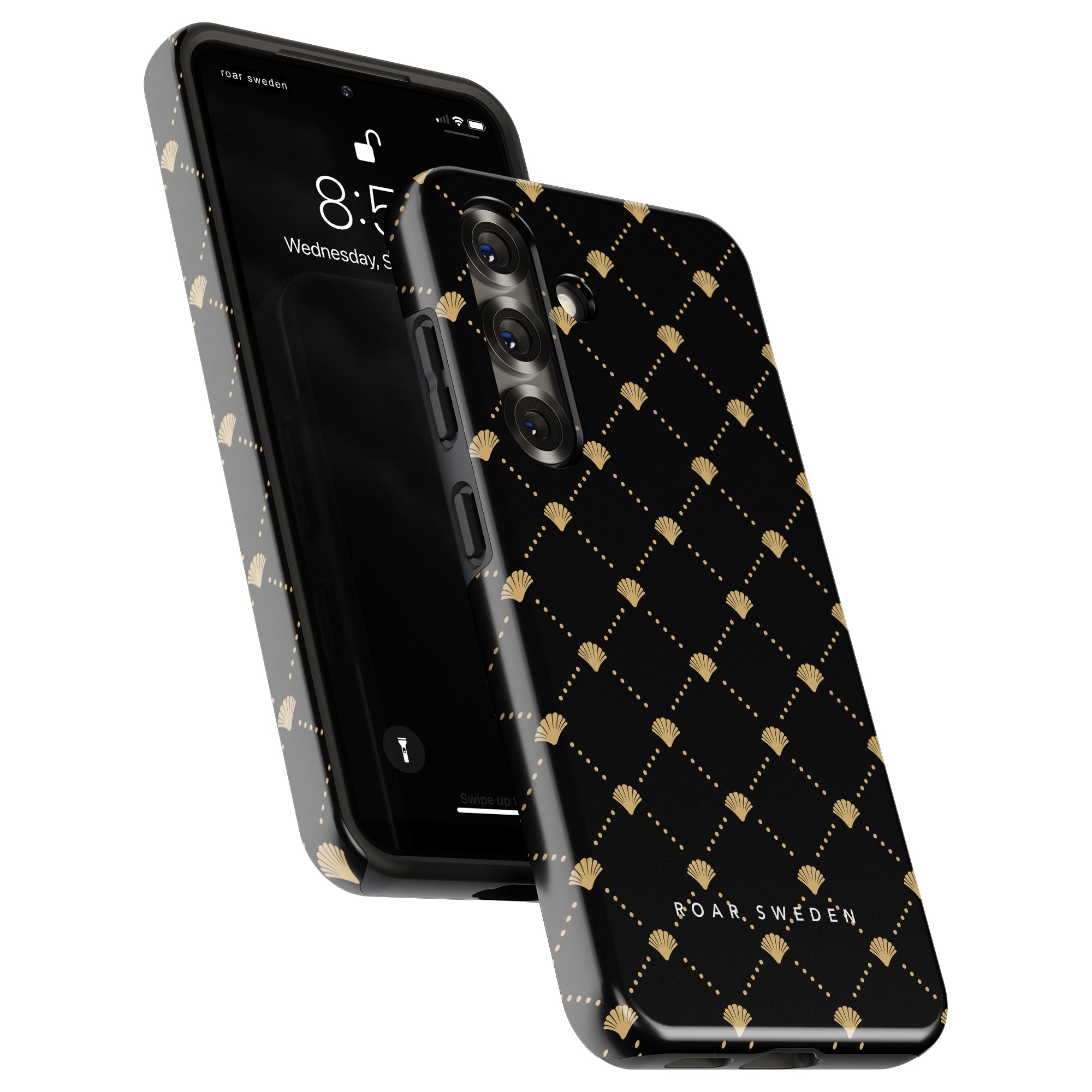 Luxe Shells Black - Tough Case - Roar Sweden