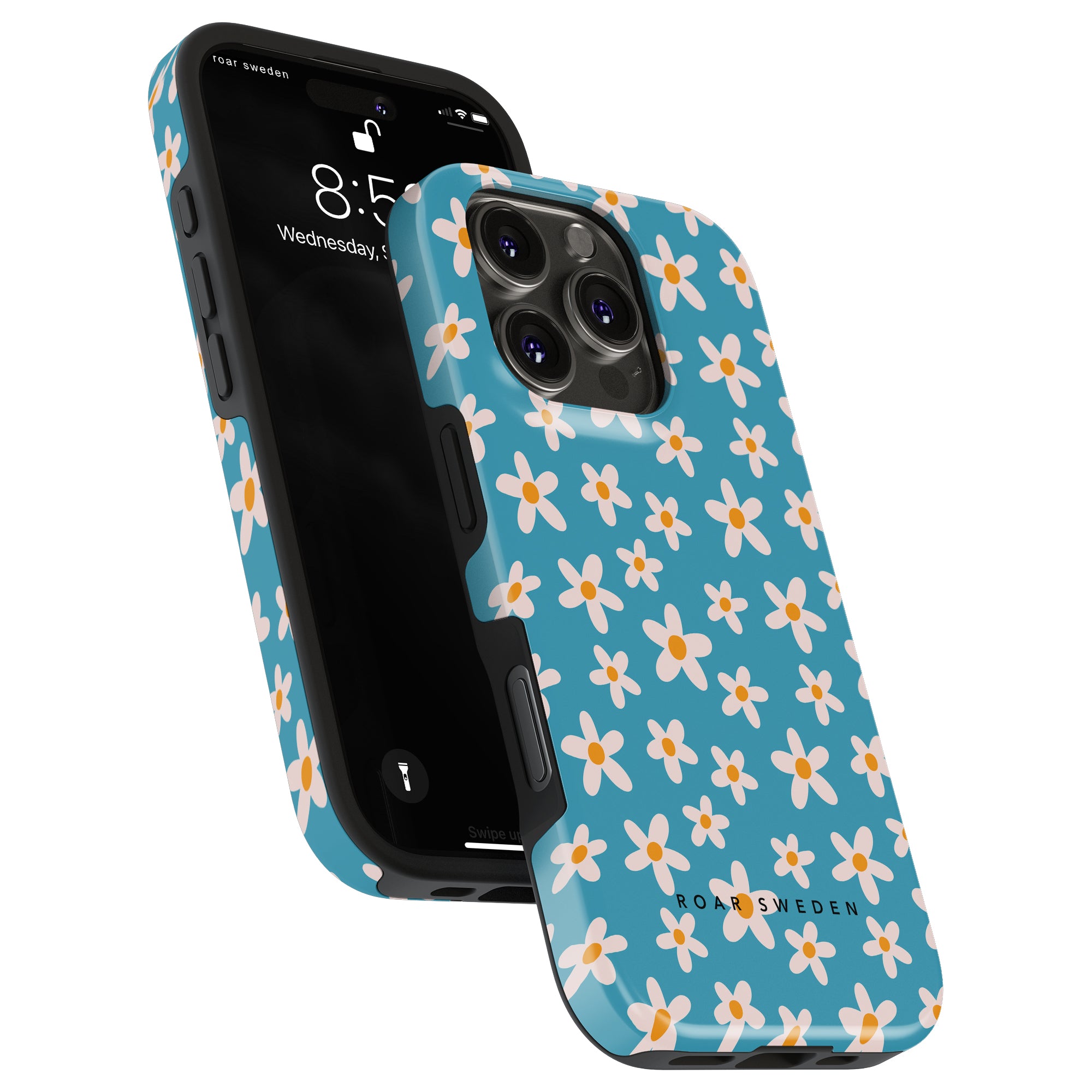 Tough mobilskal – Vårblomma Blå