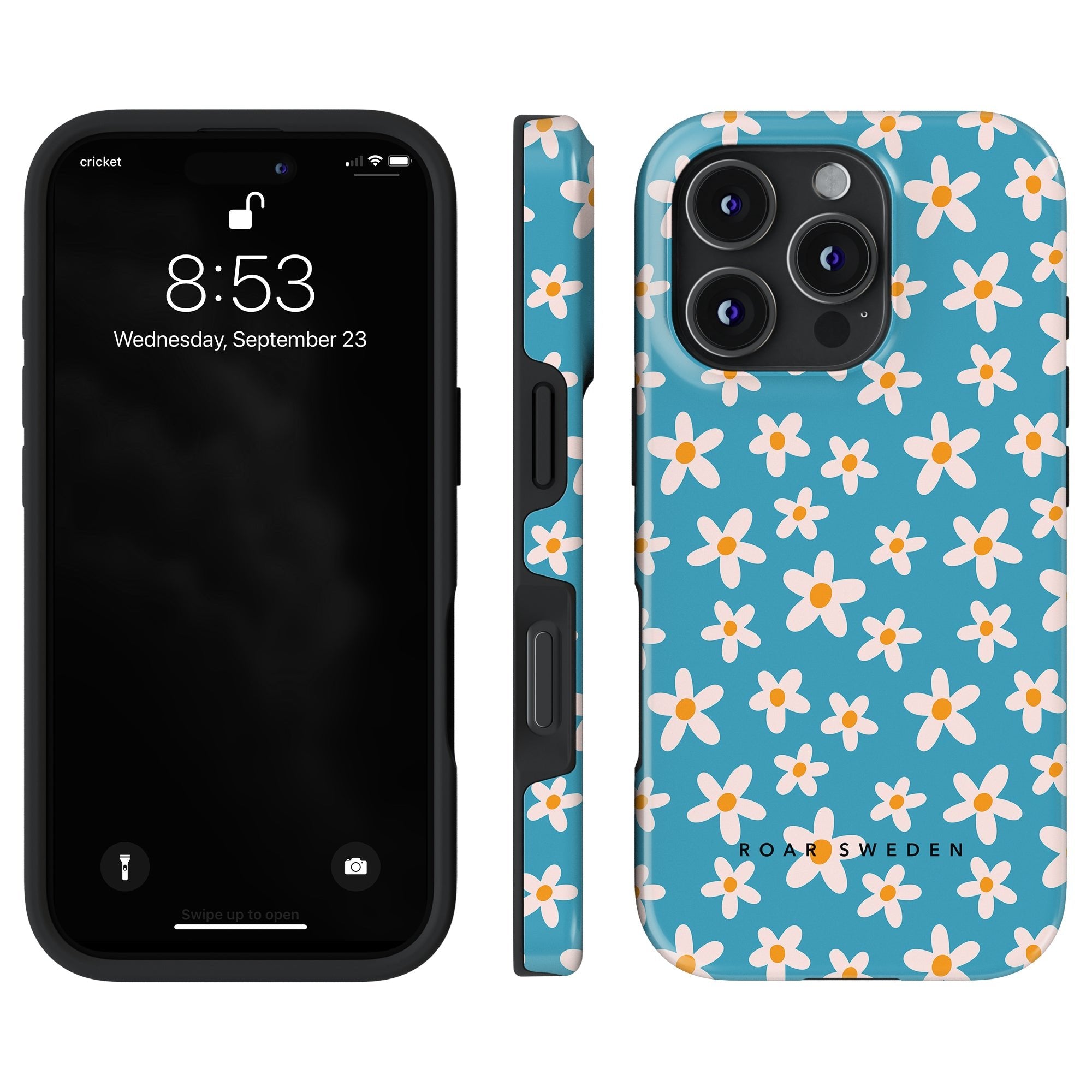 Tough mobilskal – Vårblomma Blå