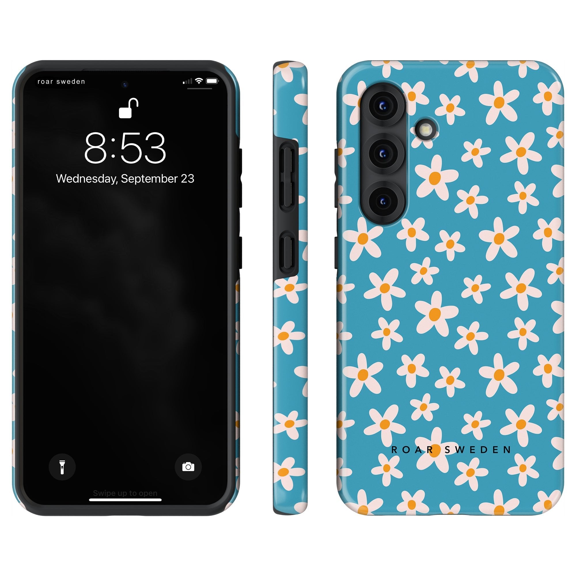 Tough mobilskal – Vårblomma Blå