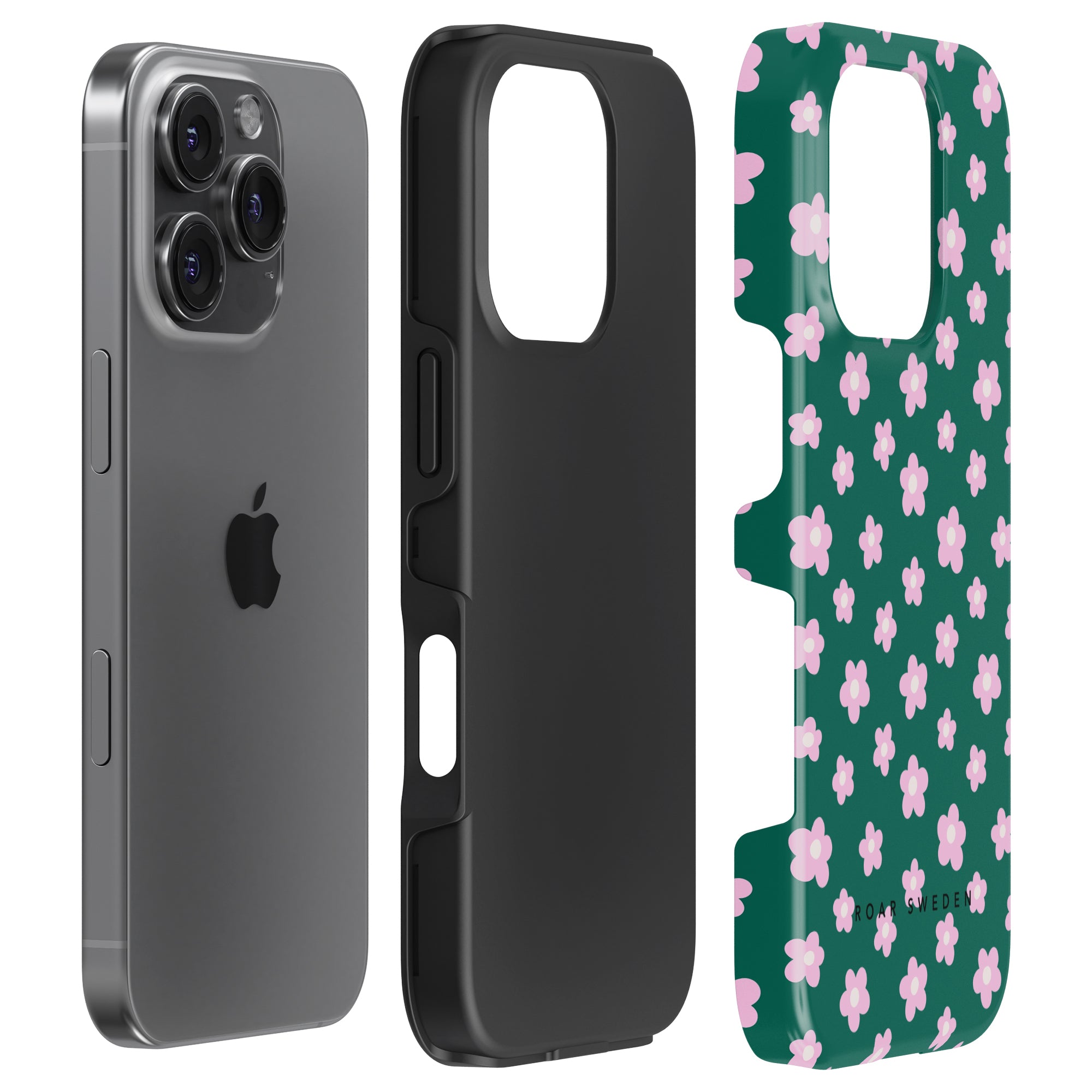 Tough mobilskal – Vårblomma Grön