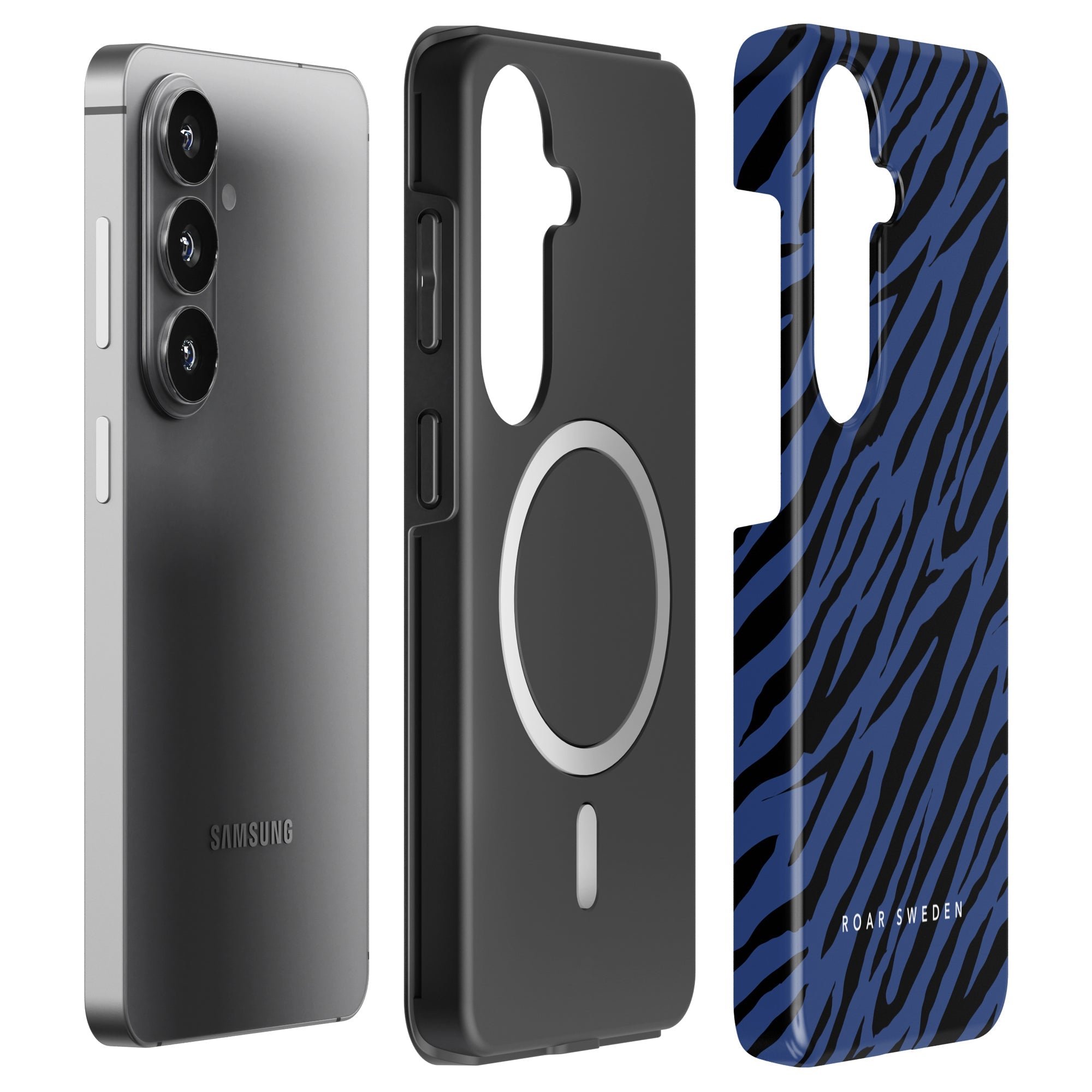 Mazarine Stripes - Magnetic Tough Phone Case