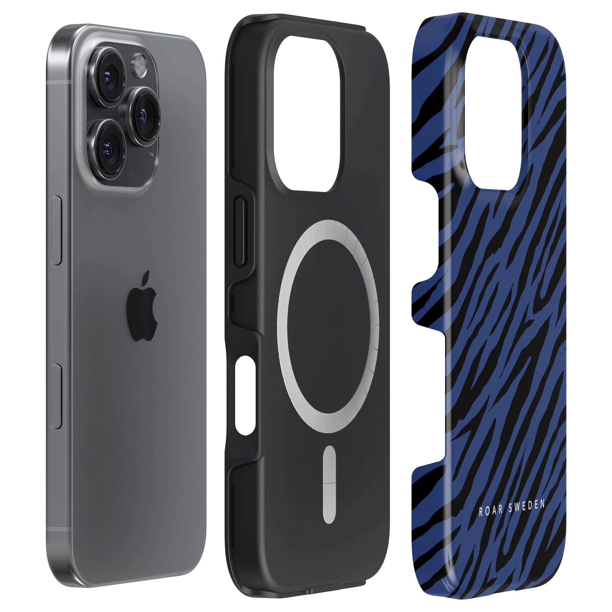 Mazarine Stripes - Magsafe Tough Case - Roar Sweden