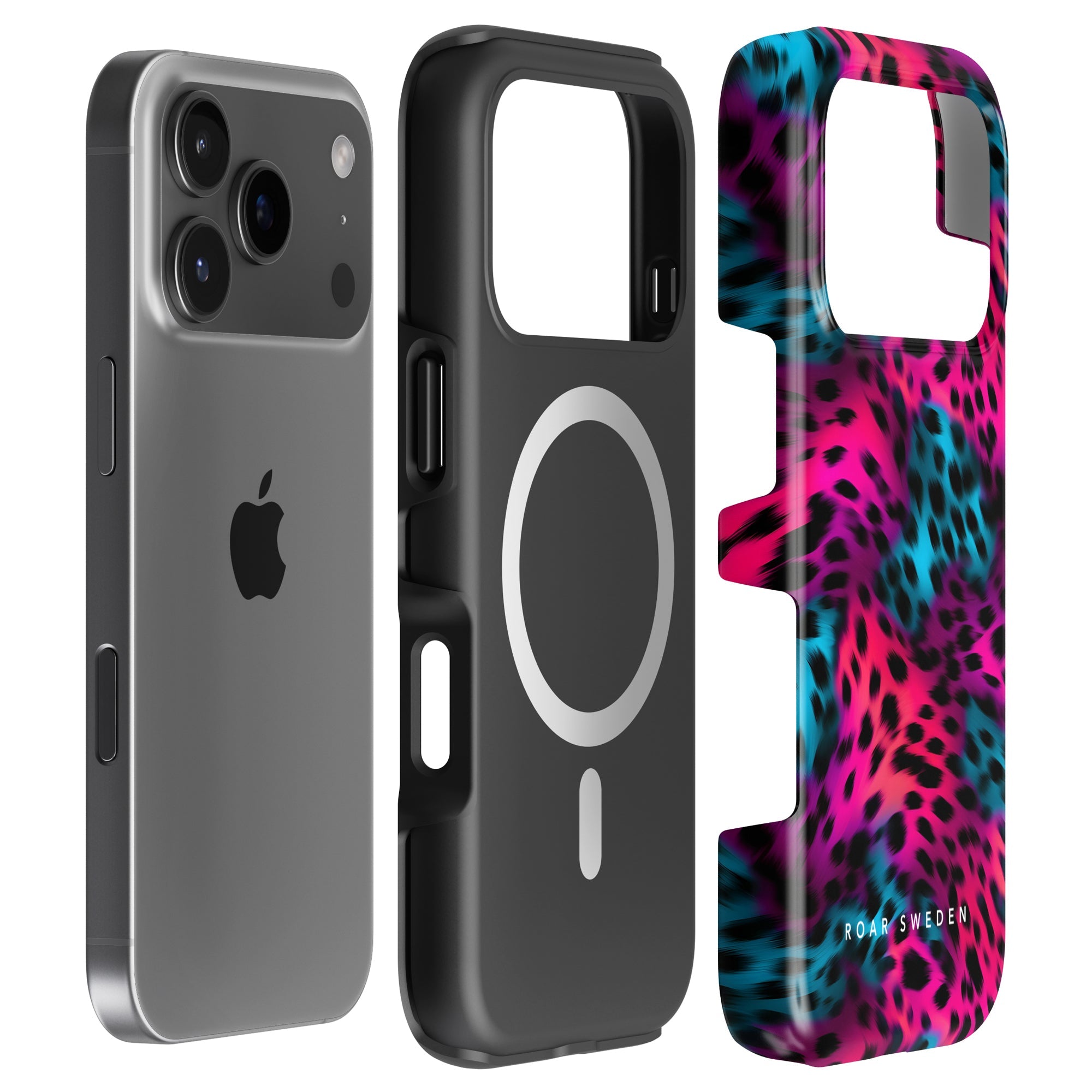 MagSafe mobilskal - Neon Panther