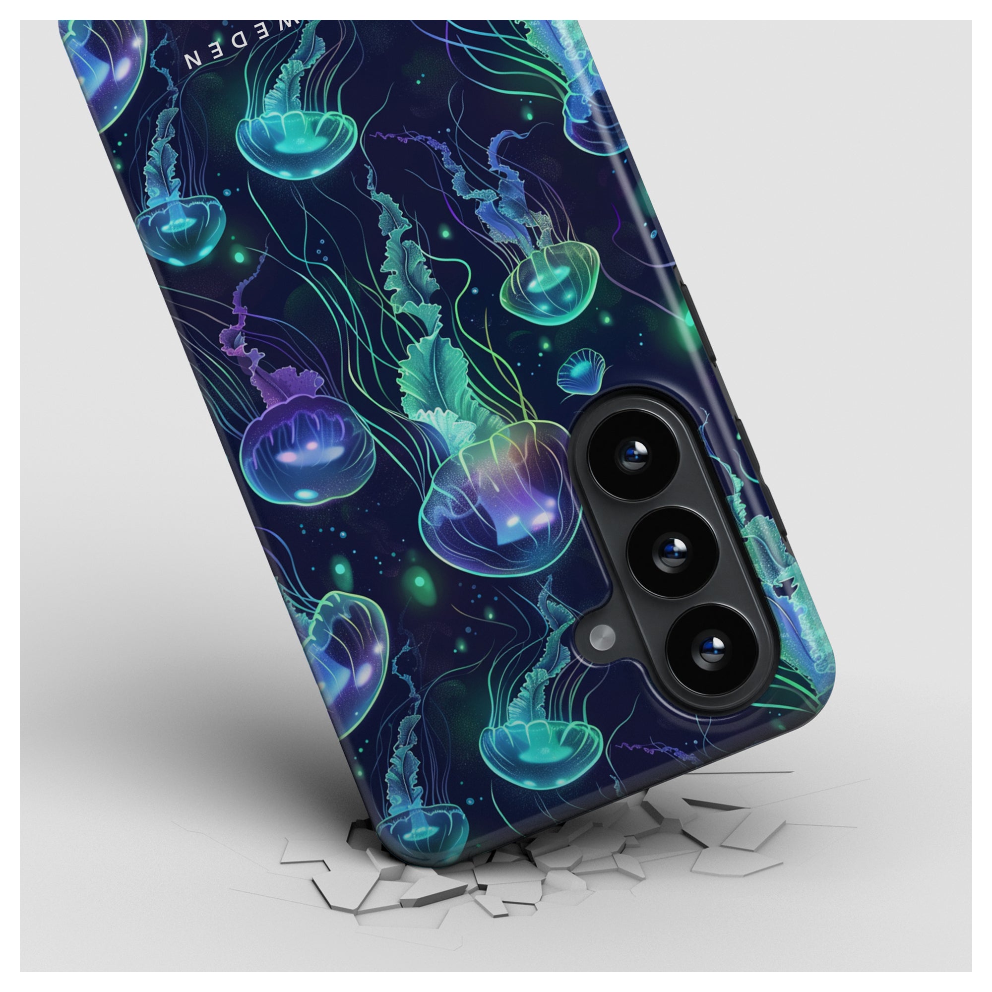Neon Jellyfish - Magnetic Tough Phone Case