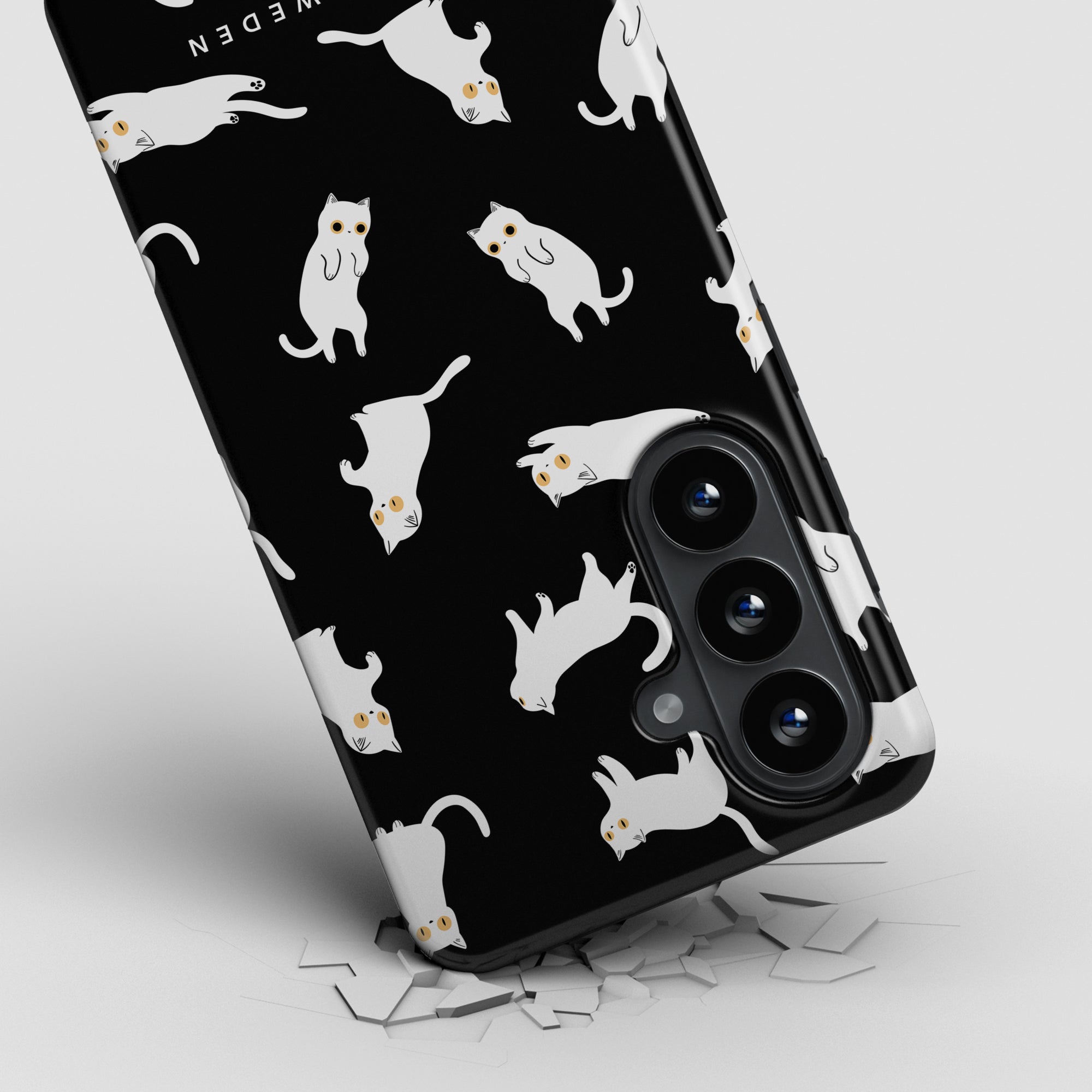 Night Cat - Magnetic Tough Phone Case - Roar Sweden