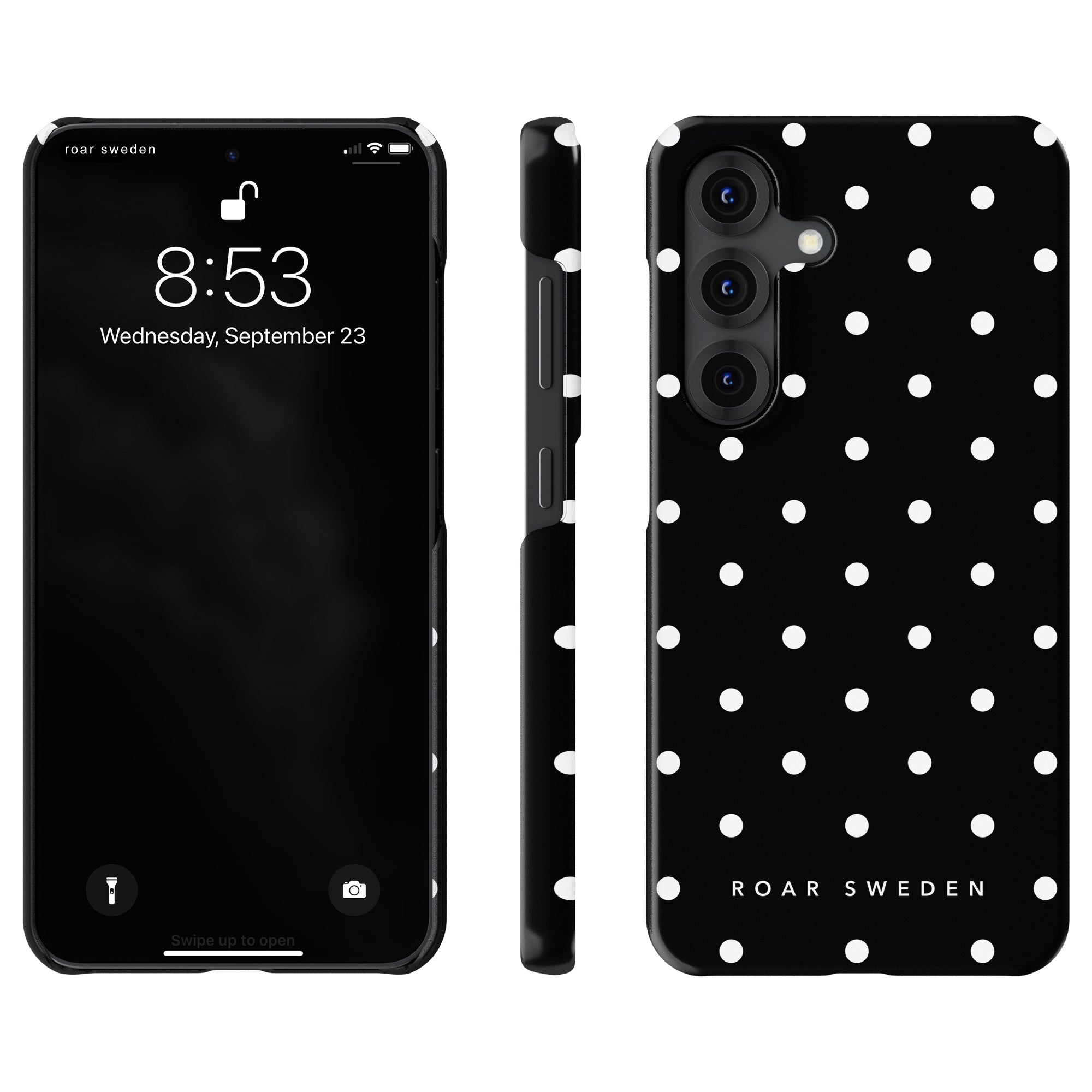 Slim mobilskal – Orca Dots