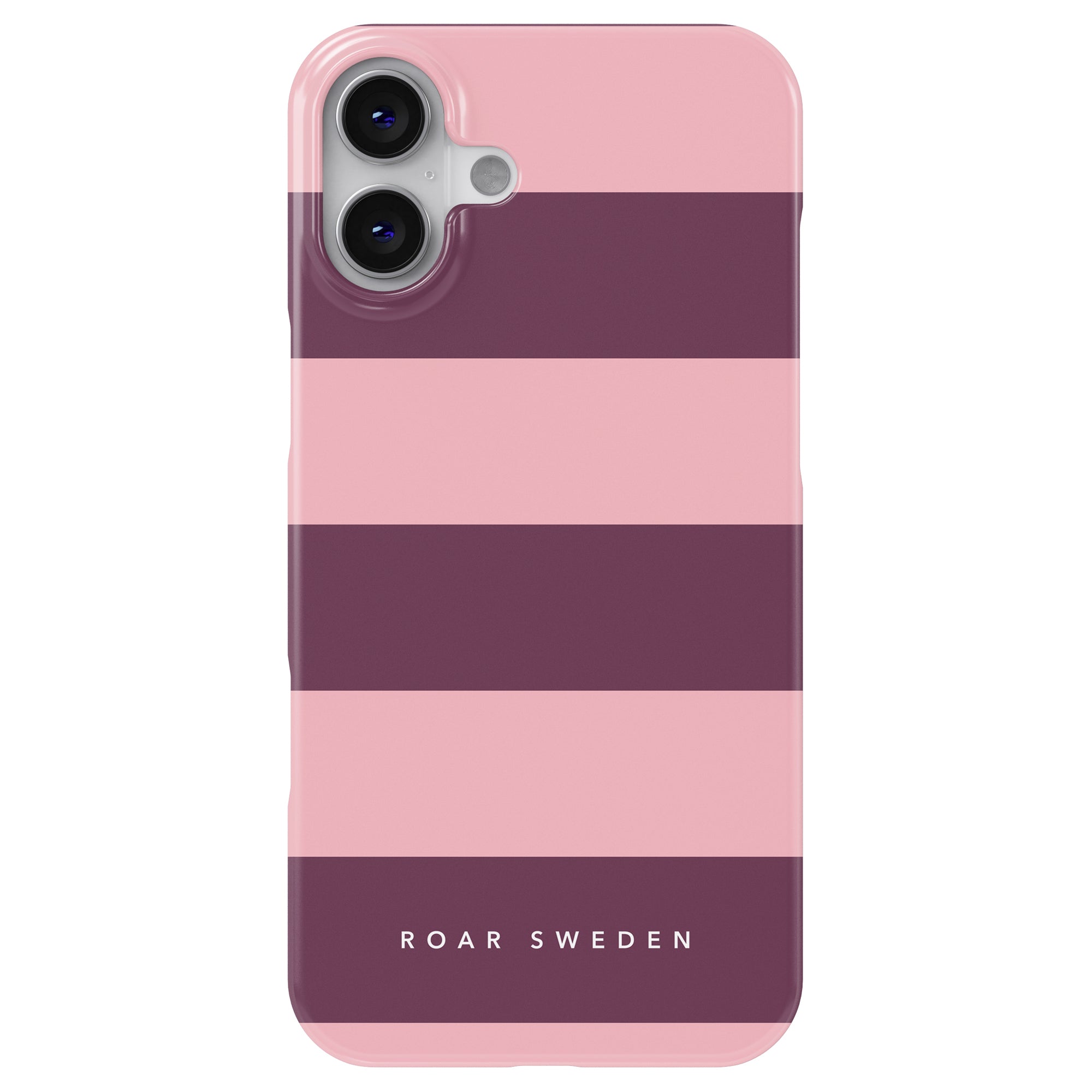 Slim mobilskal – Orchid Stripes