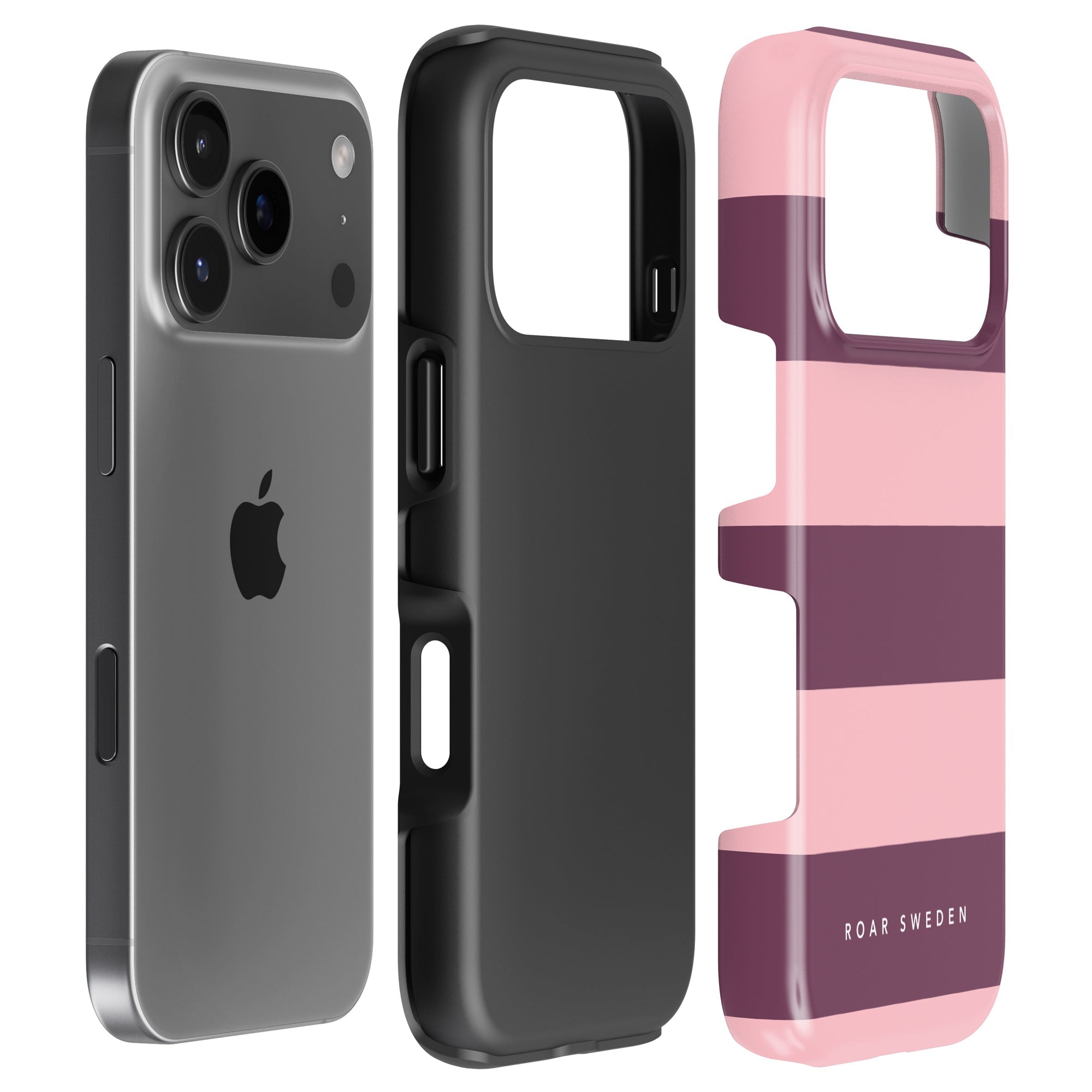 Orchid Stripes - Tough Case - Roar Sweden
