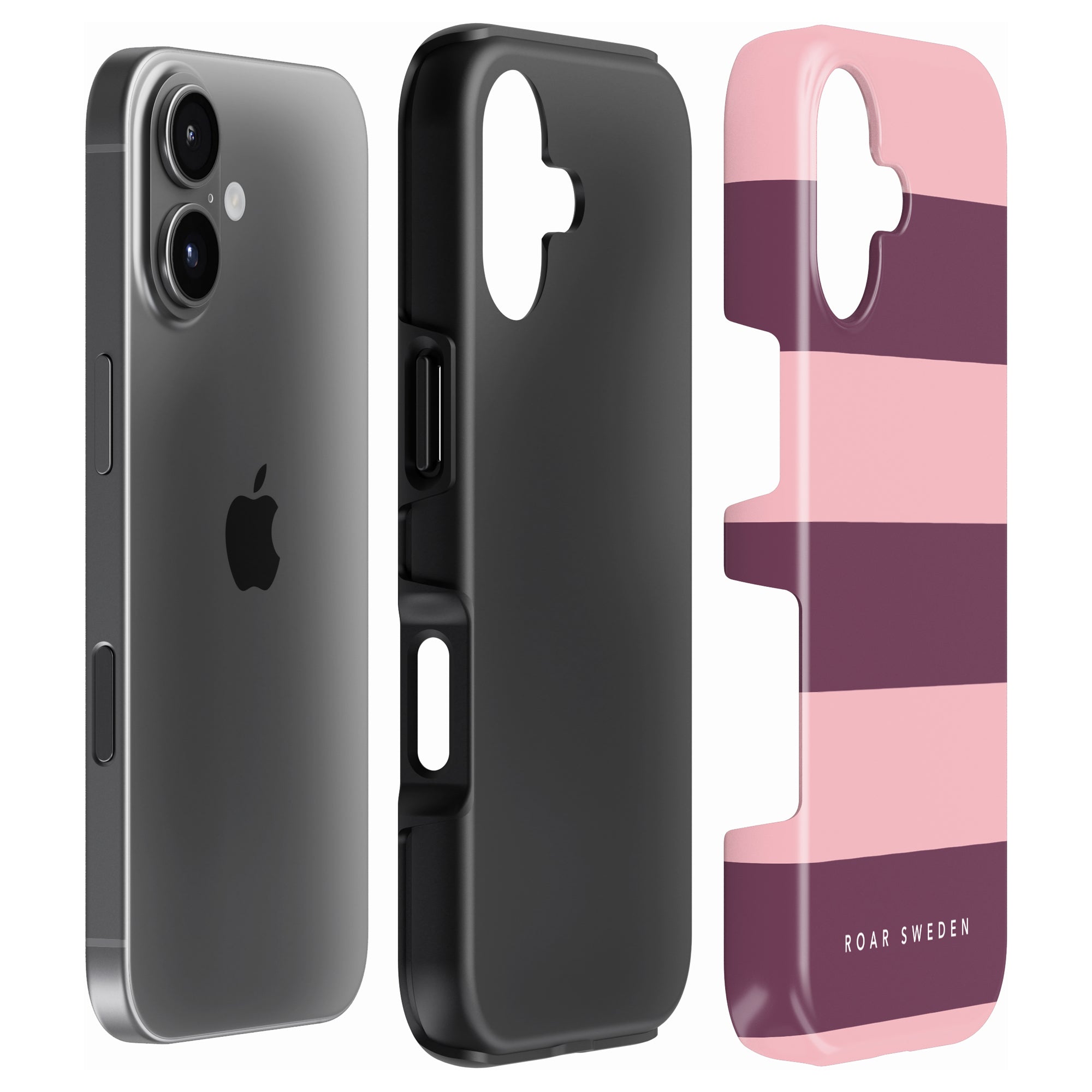 Orchid Stripes - Tough Case - Roar Sweden