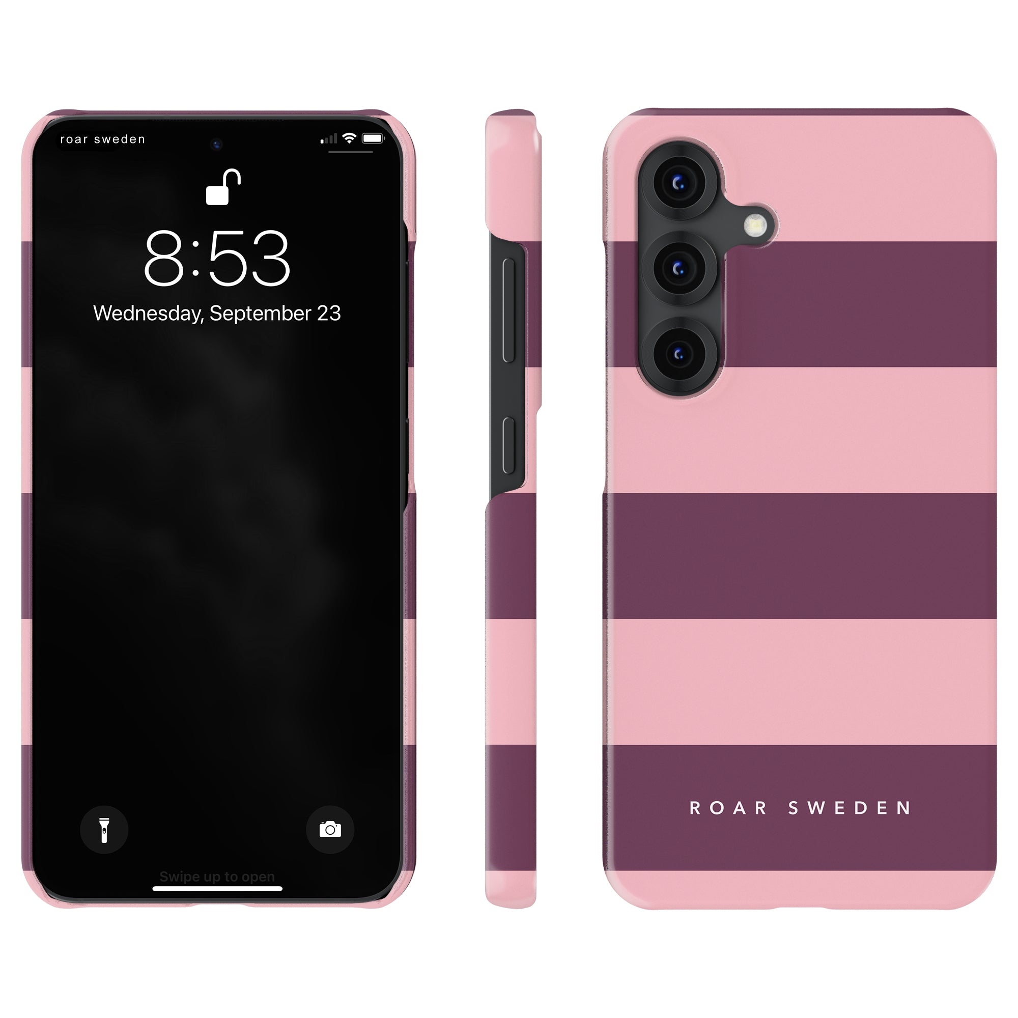 Orchid Stripes - Slim case - Roar Sweden