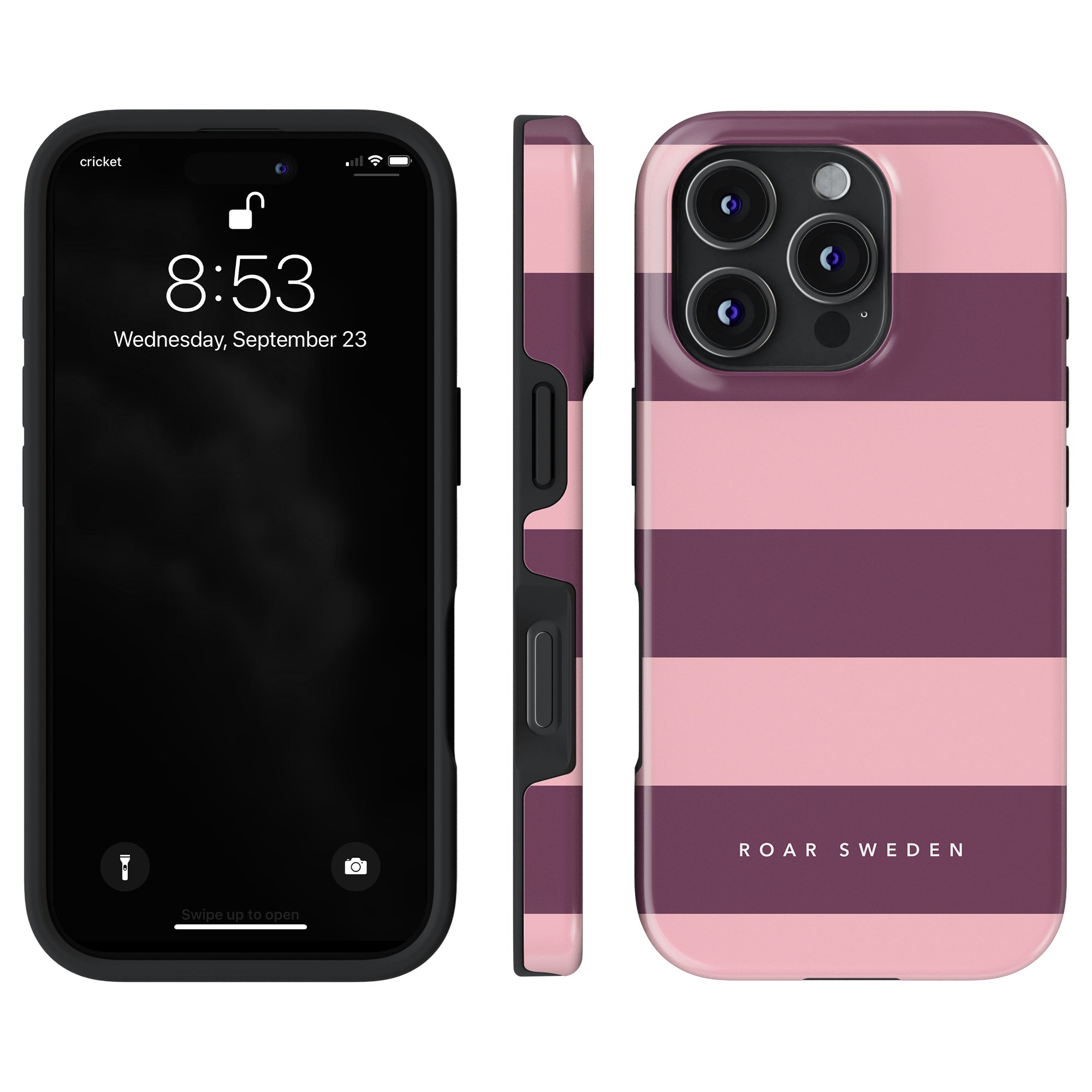 Orchid Stripes - Tough Case - Roar Sweden