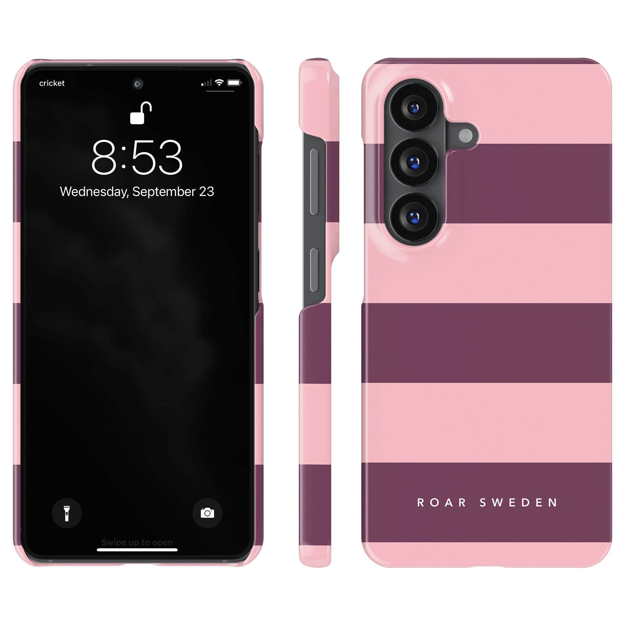 Orchid Stripes - Slim case - Roar Sweden