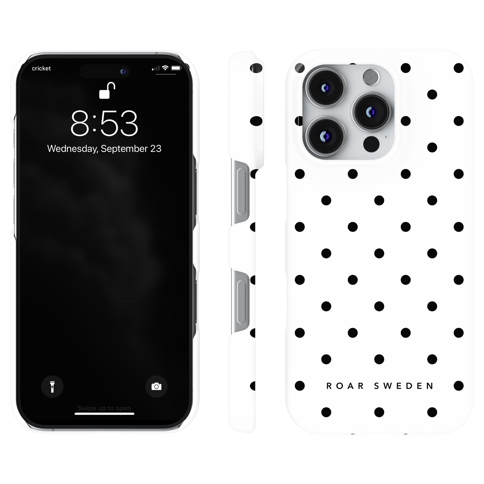 Slim mobilskal – Panda Dots