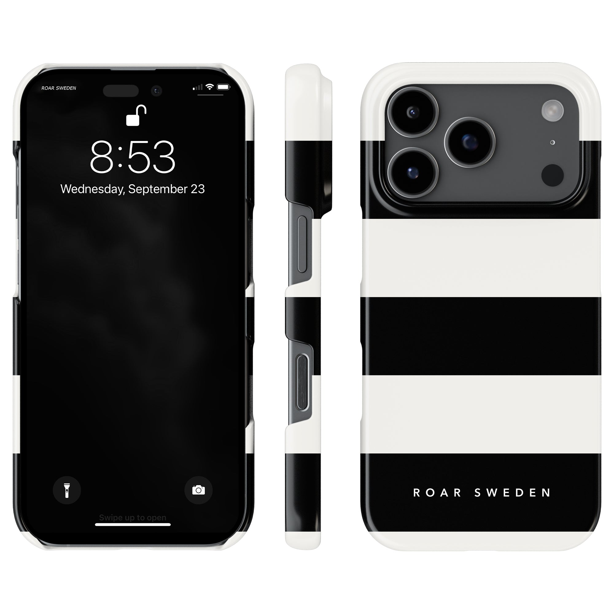 Penguin Stripes - Slim case - Roar Sweden